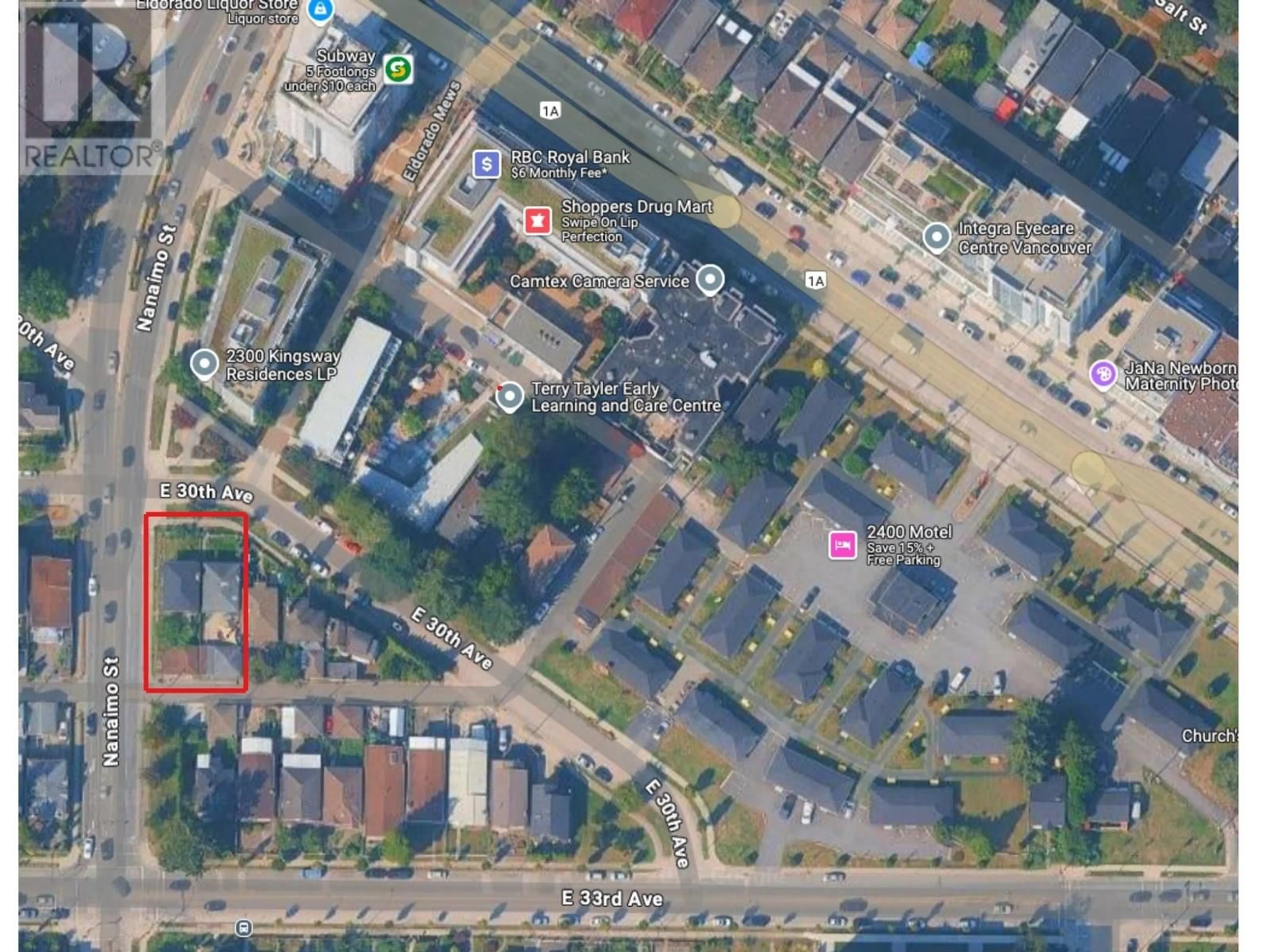 A pic from outside/outdoor area/front of a property/back of a property/a pic from drone, street for 2308 30TH AVENUE, Vancouver British Columbia V5R2S1