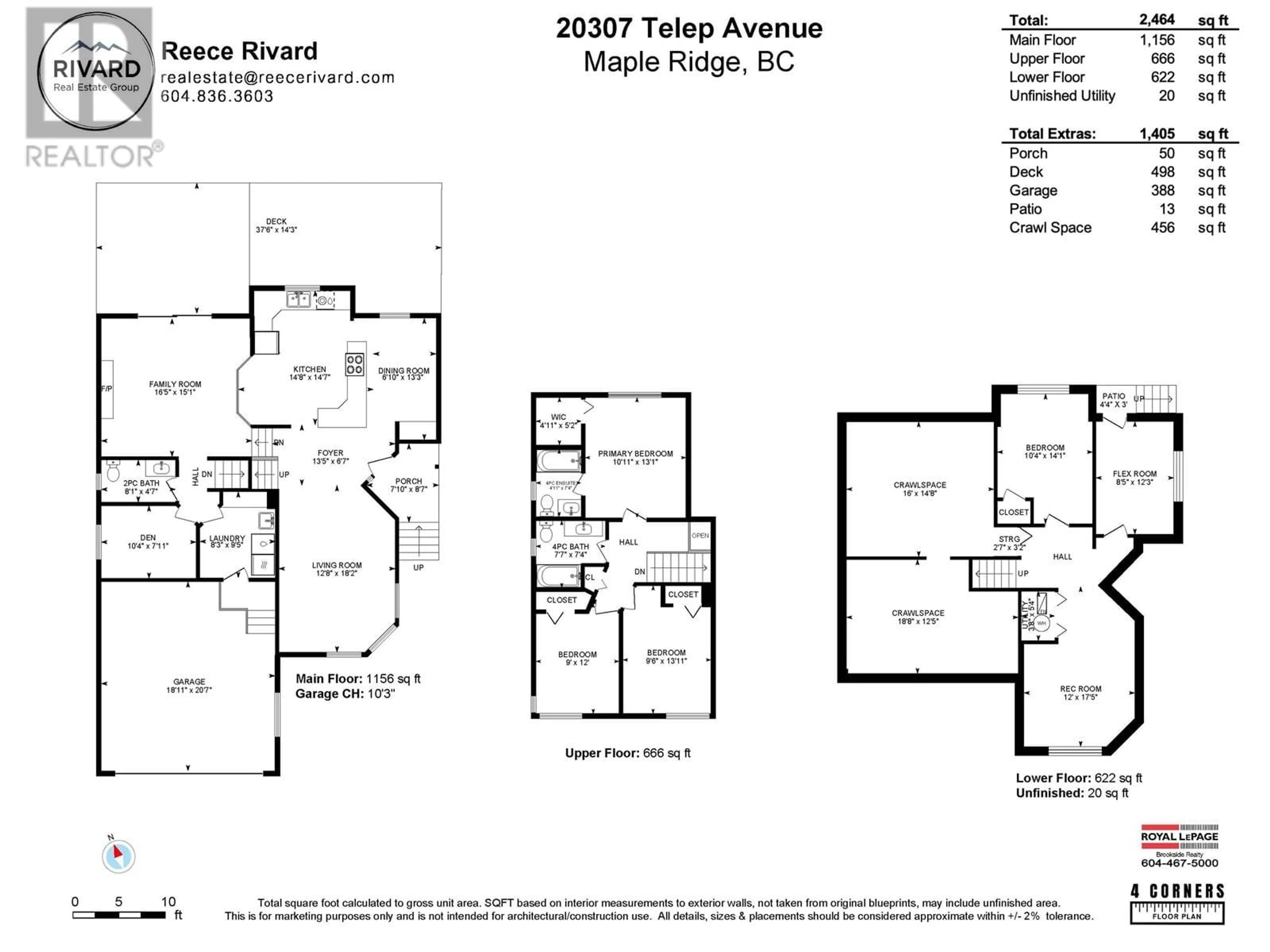 Floor plan for 20307 TELEP AVENUE, Maple Ridge British Columbia V2X3Z2
