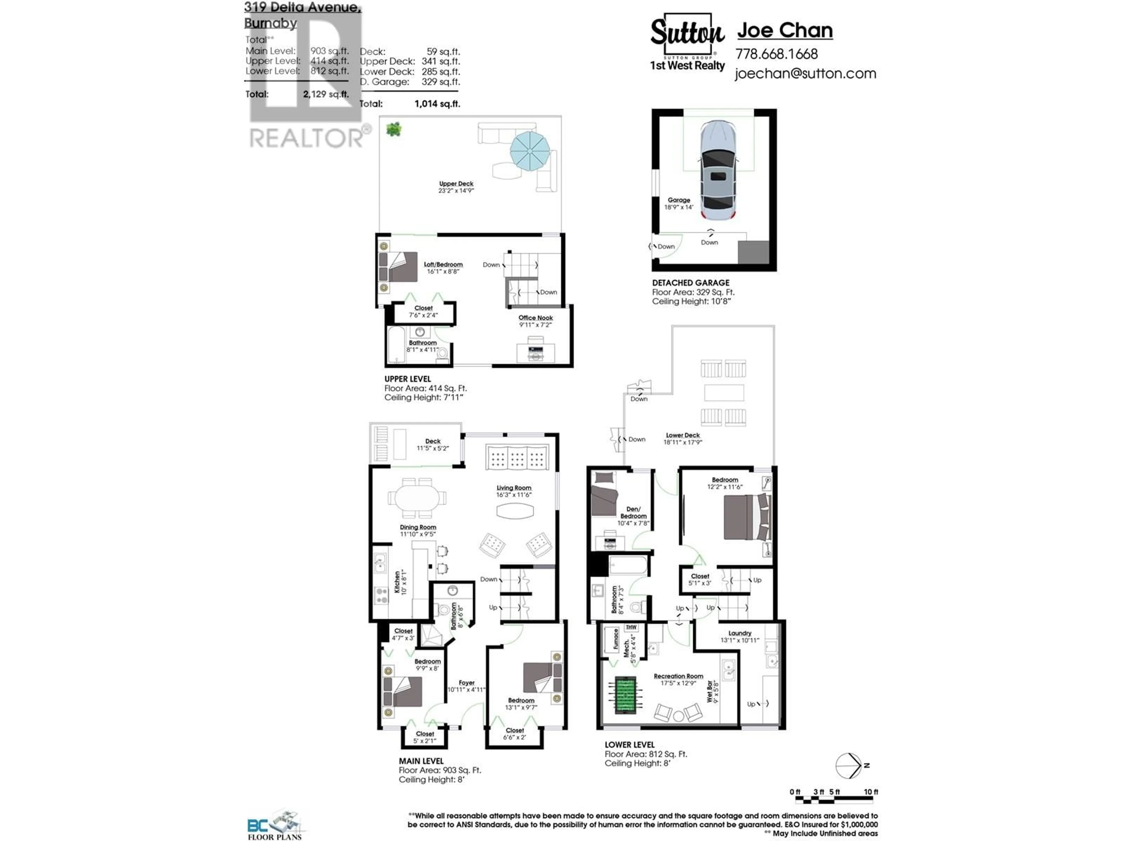 Floor plan for 319 DELTA AVENUE, Burnaby British Columbia V5B3C7