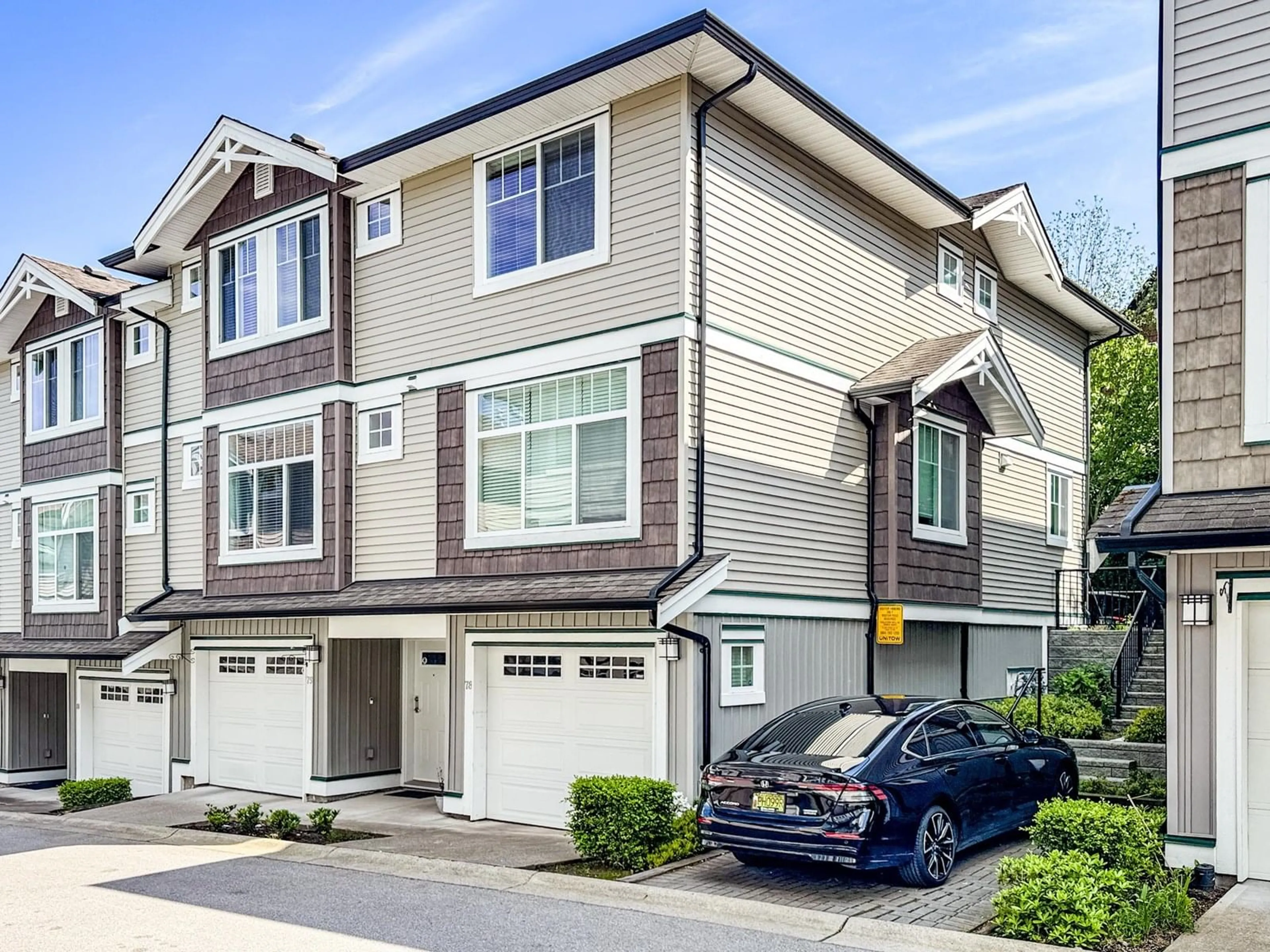 Home with vinyl exterior material, street for 78 - 14356 63A, Surrey British Columbia V3X0E3