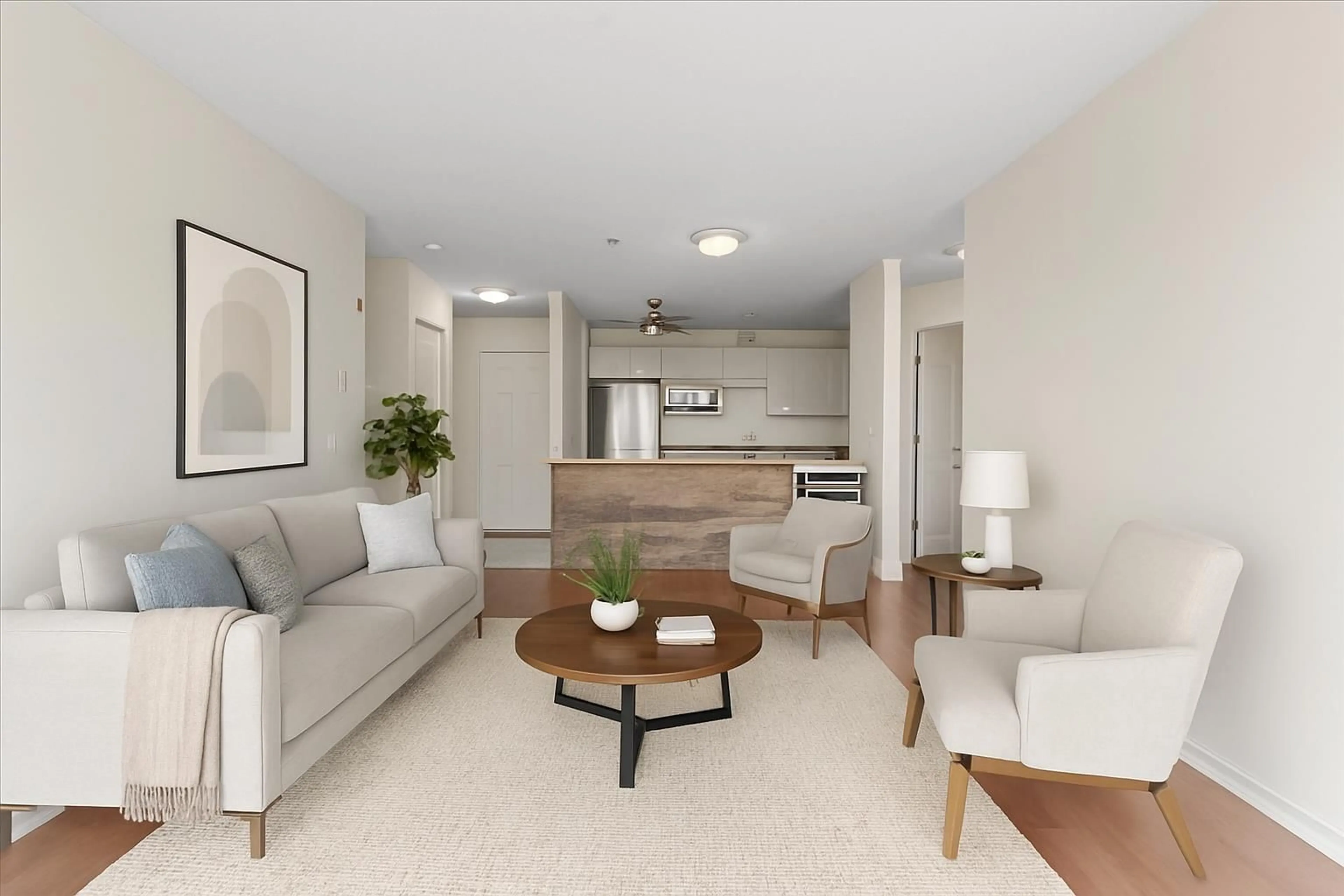 Living room with furniture, unknown for 406 - 33728 KING, Abbotsford British Columbia V3S8J4