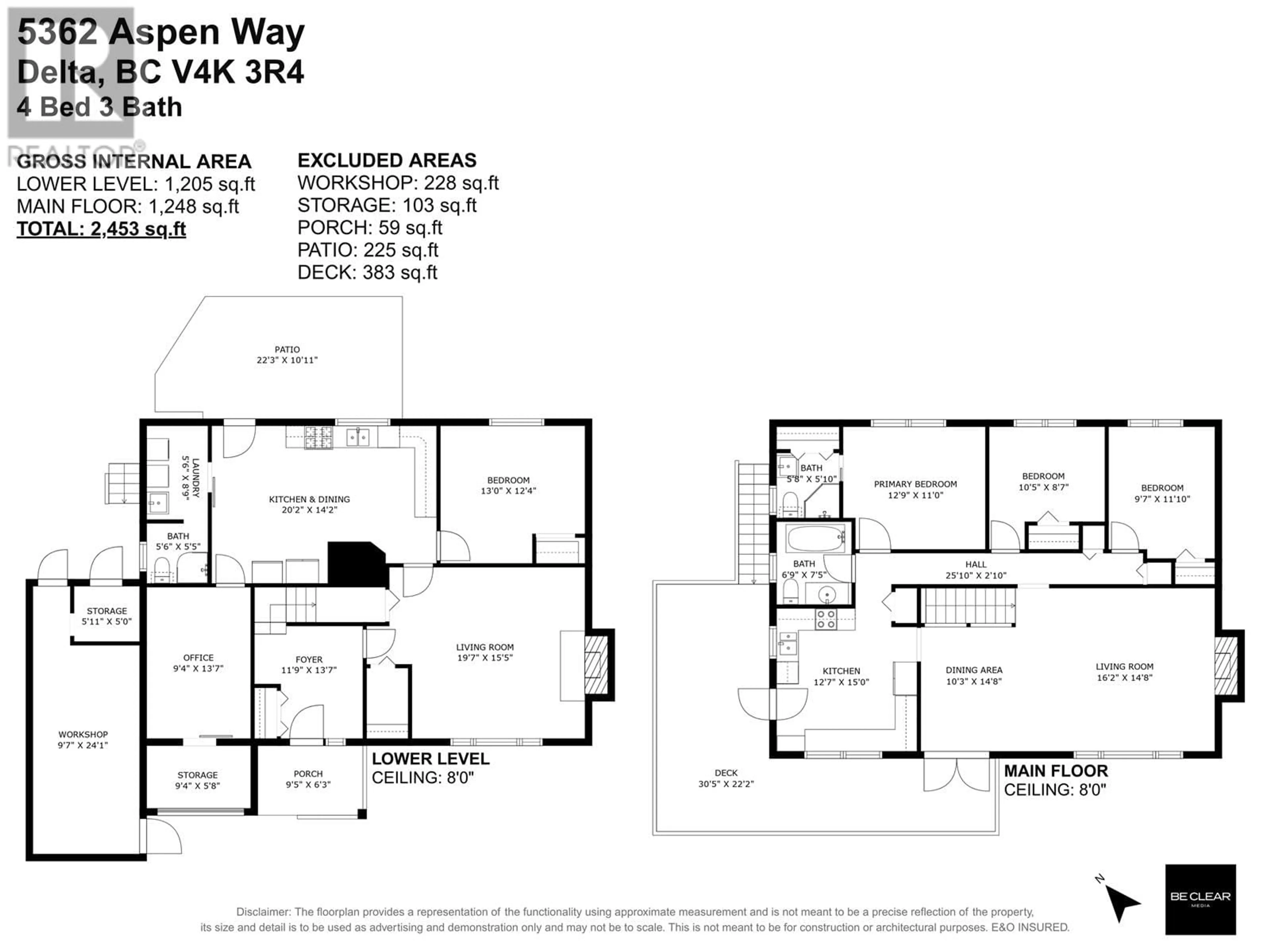 Floor plan for 5362 ASPEN WAY, Delta British Columbia V4K3R4