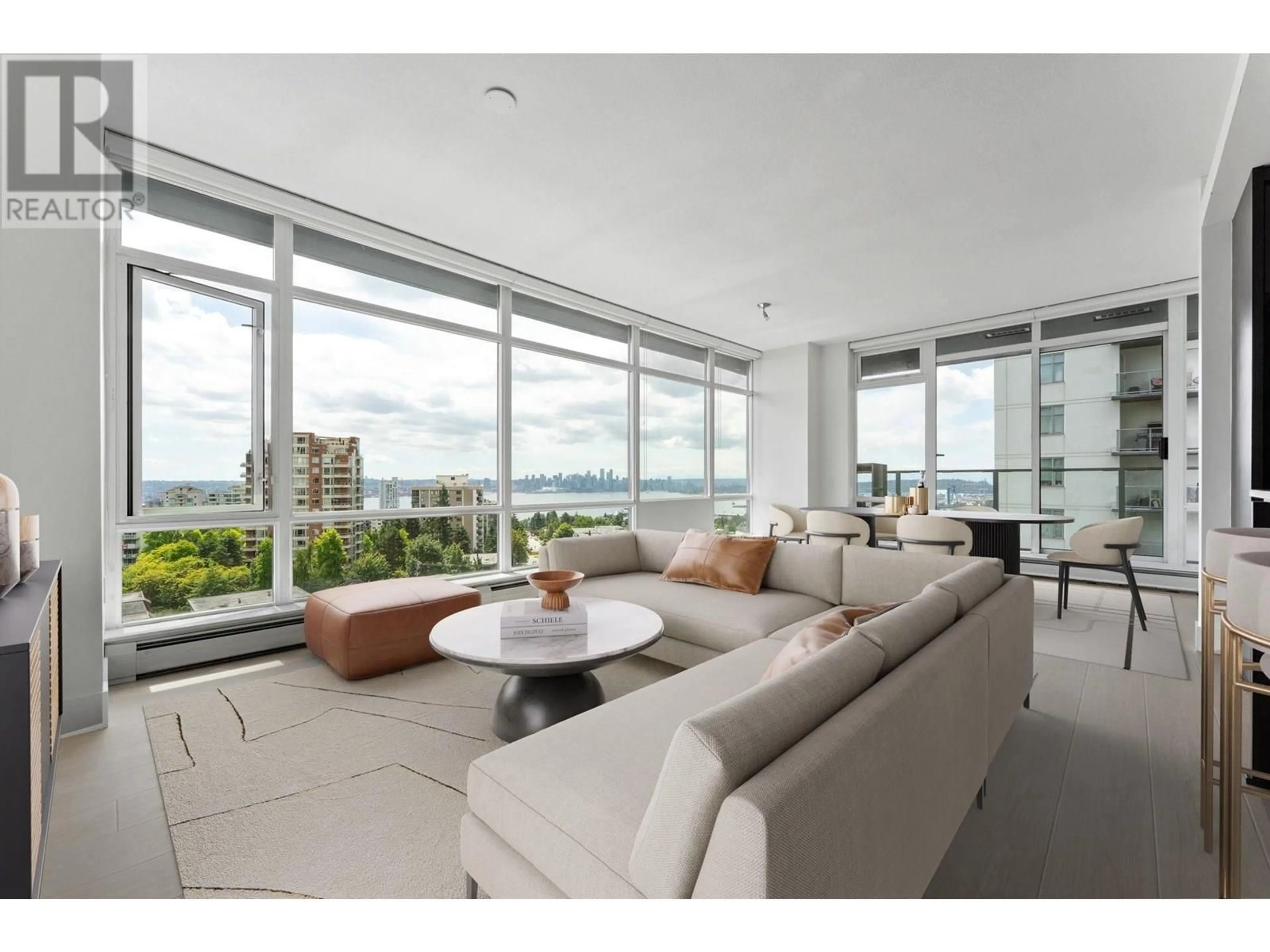 Living room with furniture, unknown for 906 - 158 13TH STREET, North Vancouver British Columbia V7M0A7