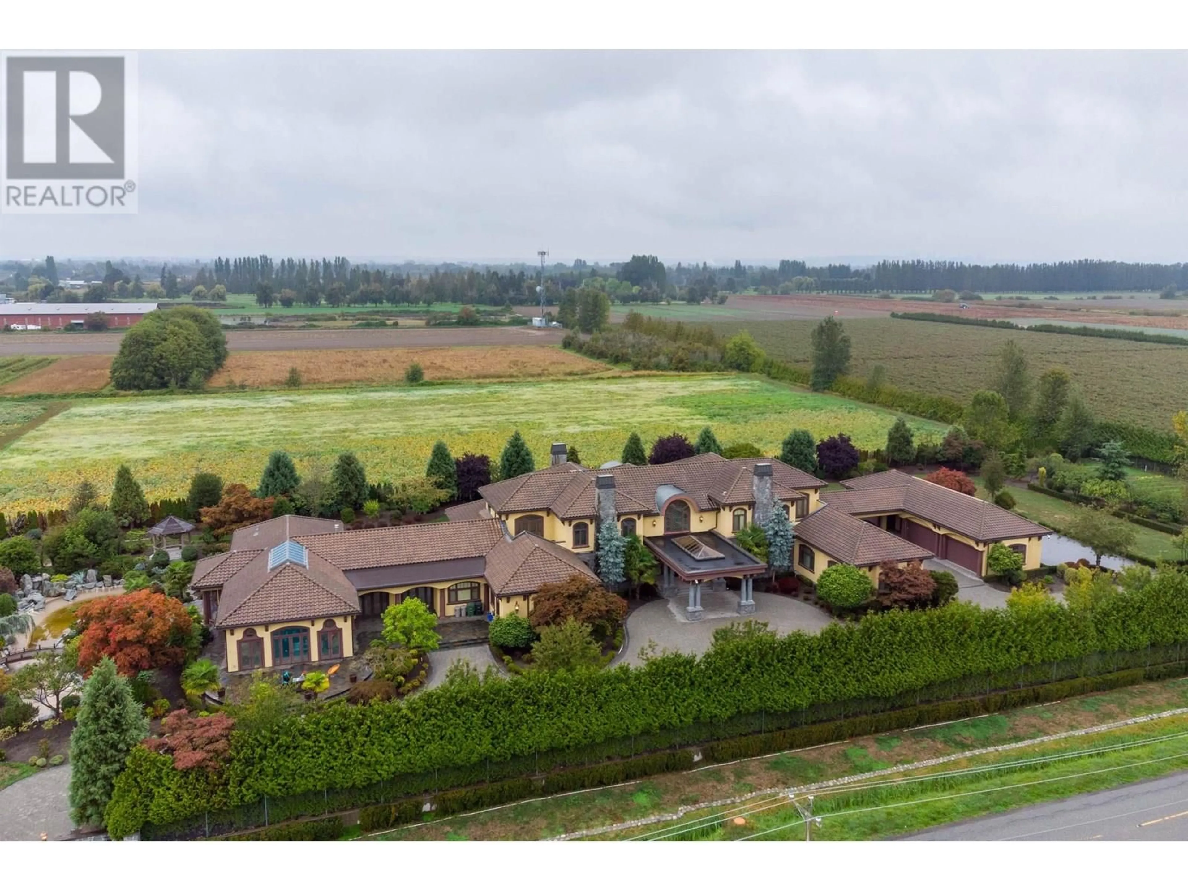 A pic from outside/outdoor area/front of a property/back of a property/a pic from drone, mountain view for 8731 FINN ROAD, Richmond British Columbia V7A5C5