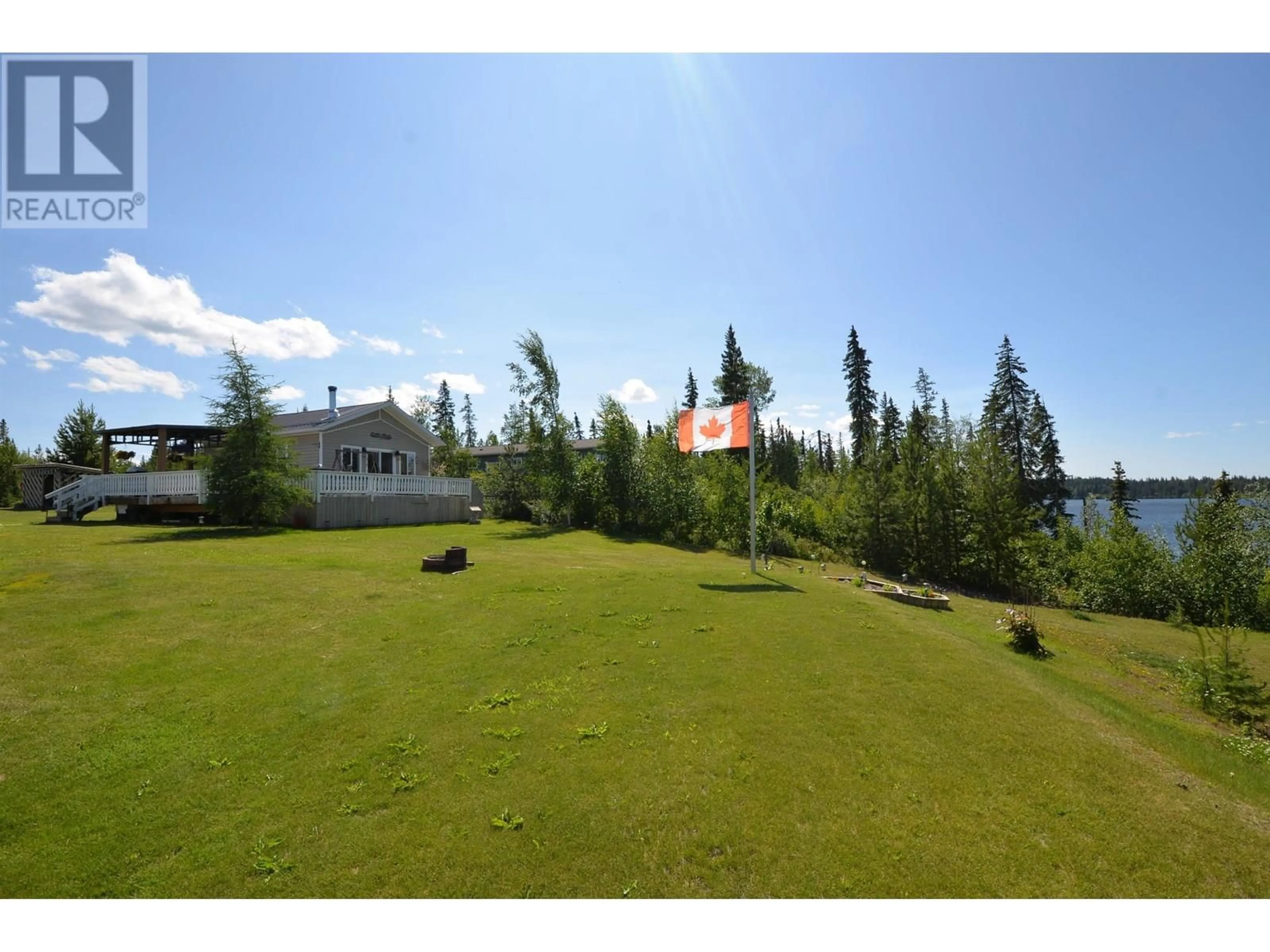 A pic from outside/outdoor area/front of a property/back of a property/a pic from drone, water/lake/river/ocean view for 56800 SOMERSET DRIVE, Vanderhoof British Columbia V0J3A3
