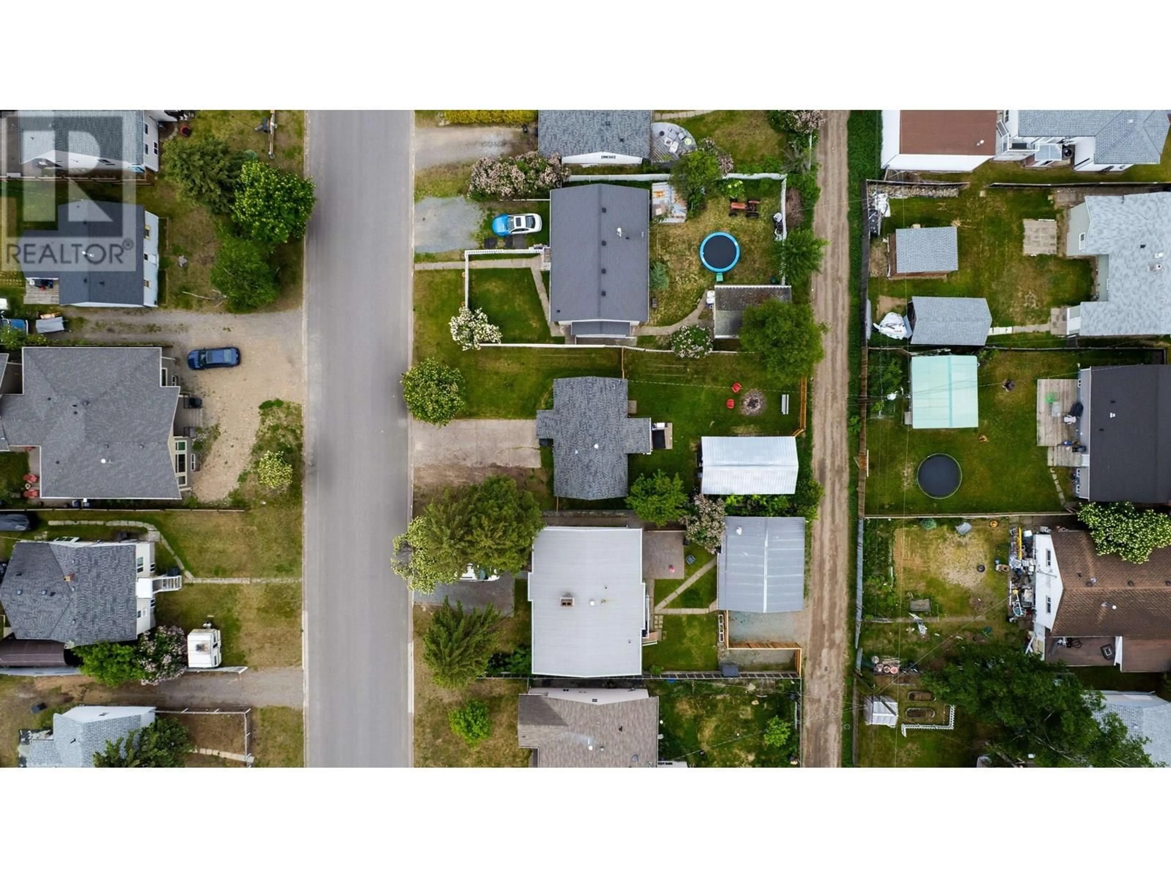 A pic from outside/outdoor area/front of a property/back of a property/a pic from drone, street for 356 JOHNSON STREET, Prince George British Columbia V2M2Z6