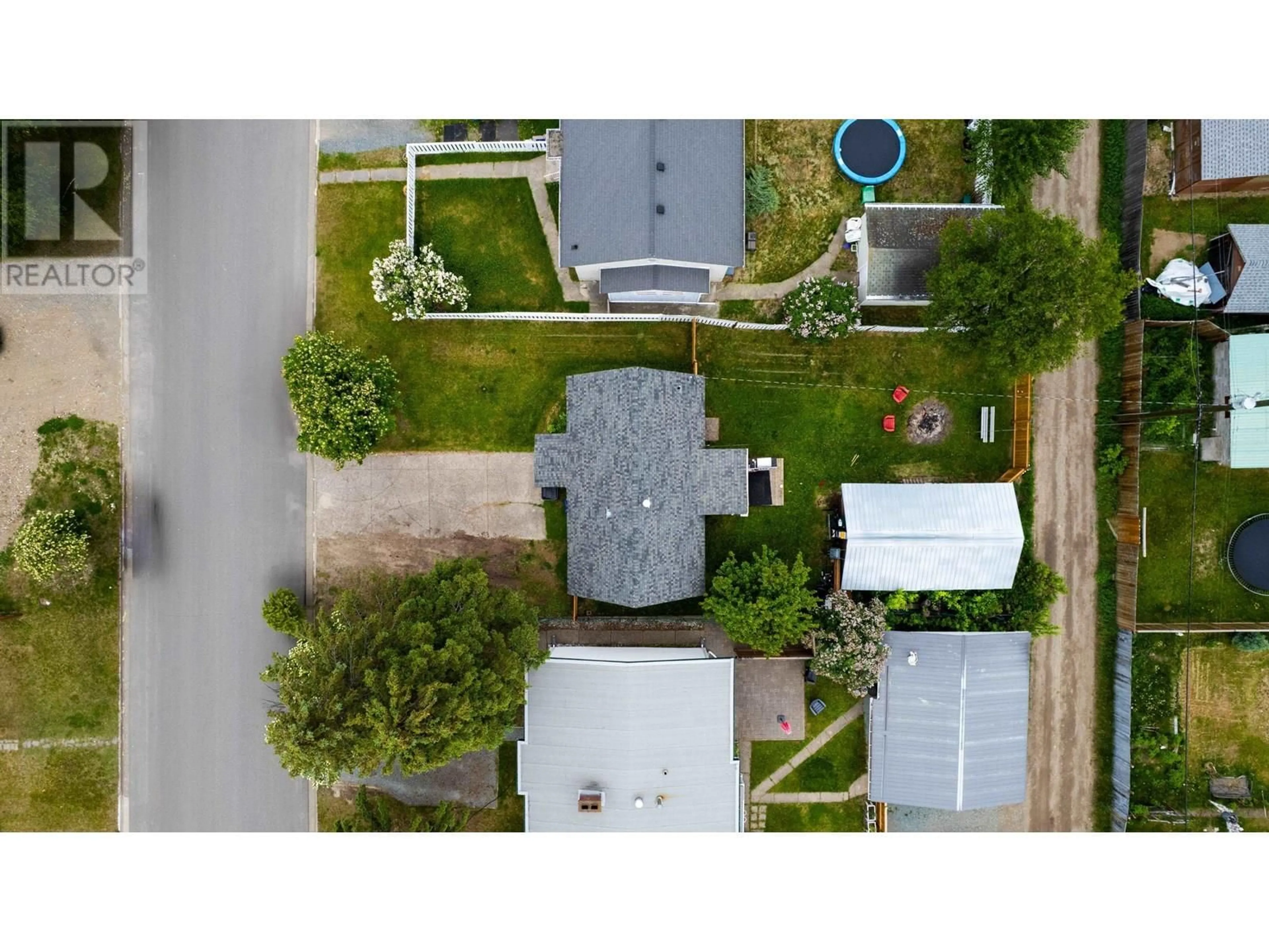 A pic from outside/outdoor area/front of a property/back of a property/a pic from drone, street for 356 JOHNSON STREET, Prince George British Columbia V2M2Z6
