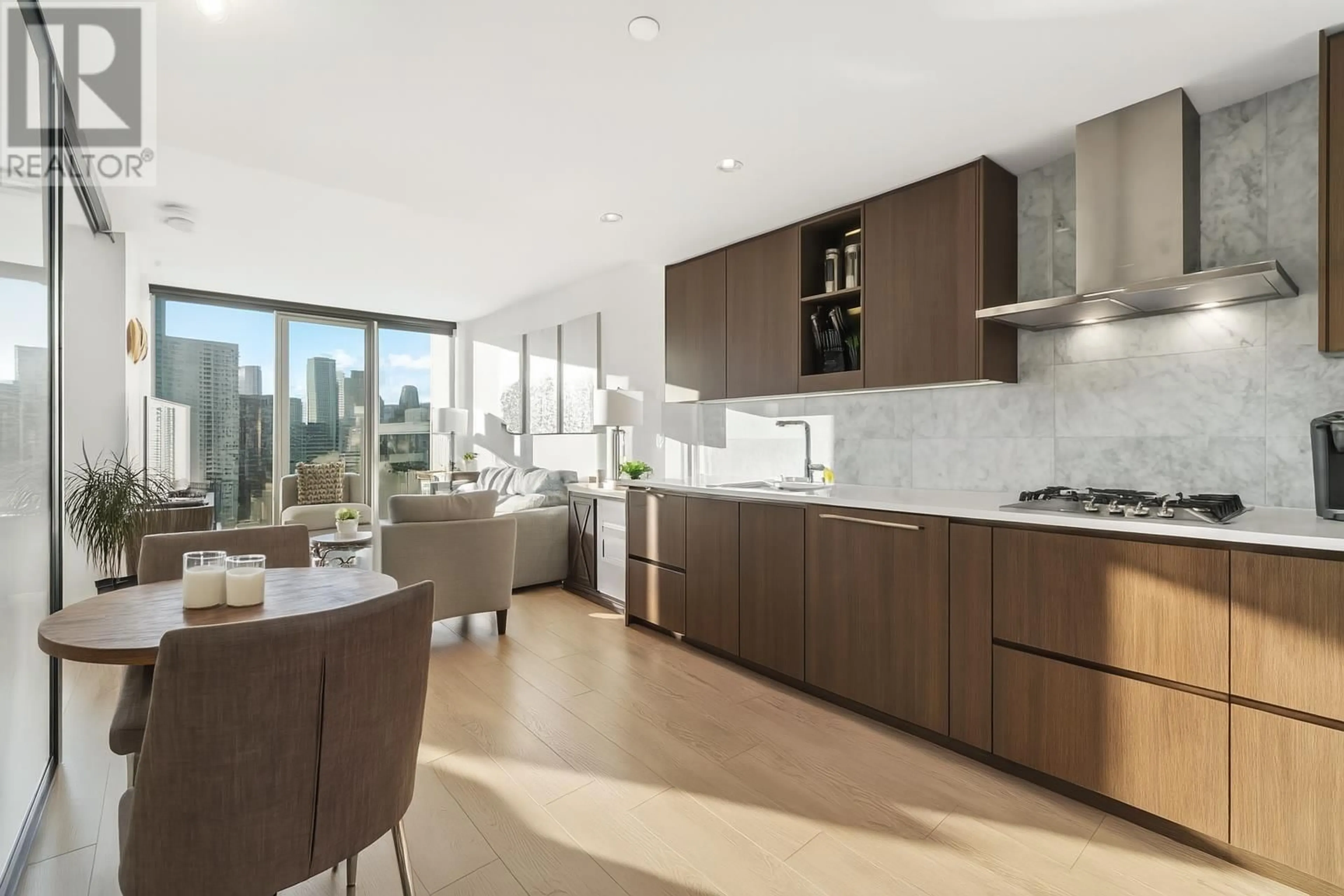Open concept kitchen, unknown for 1387 - 87 NELSON STREET, Vancouver British Columbia V6Z0E8