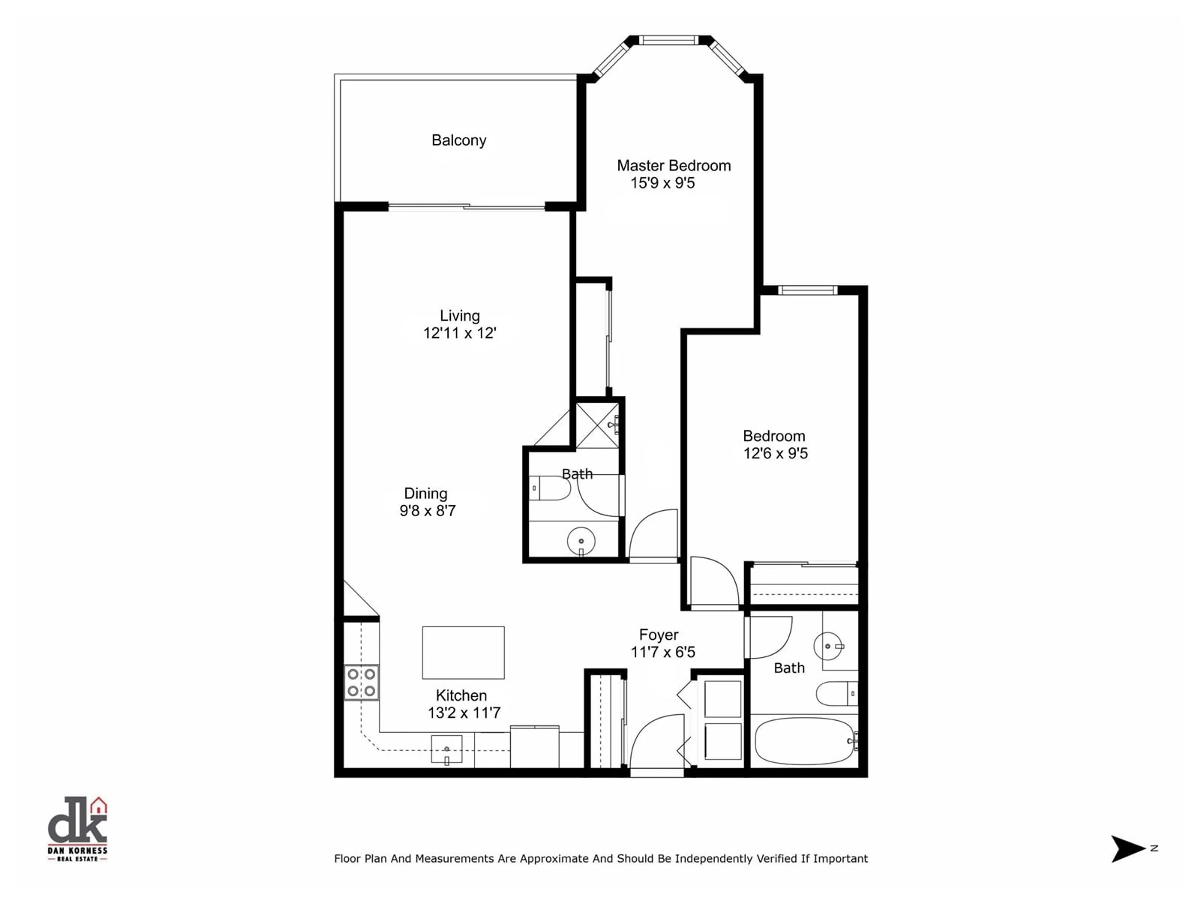 Floor plan for 305 - 1460 MARTIN, White Rock British Columbia V4B3W7