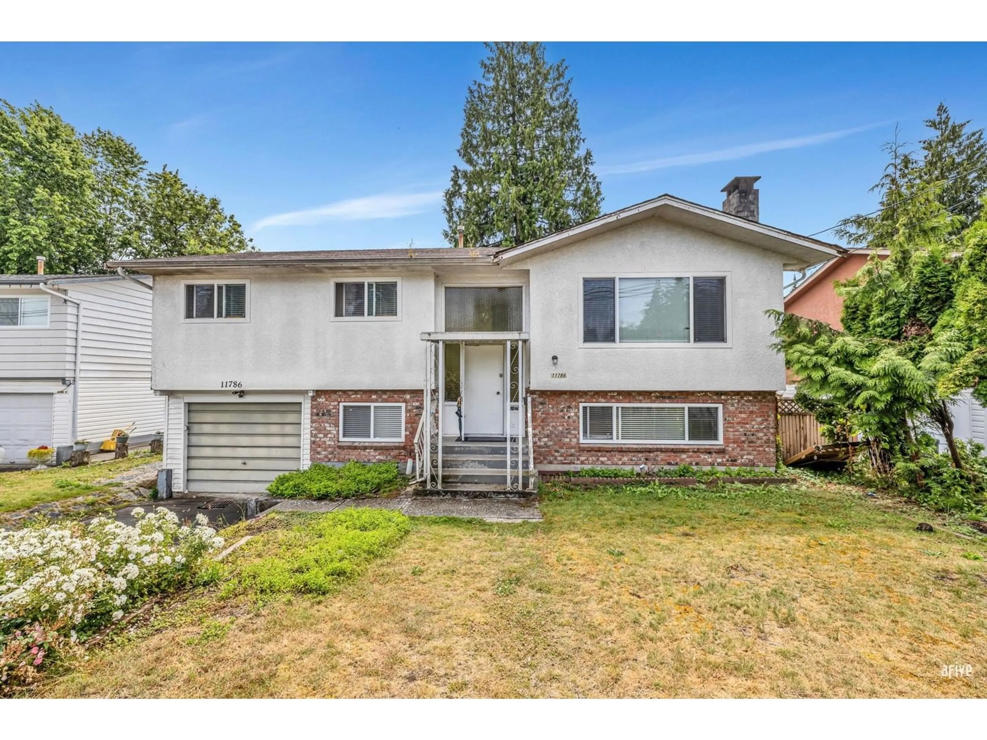 Home with vinyl exterior material, street for 11786 86, Delta British Columbia V4C2X7