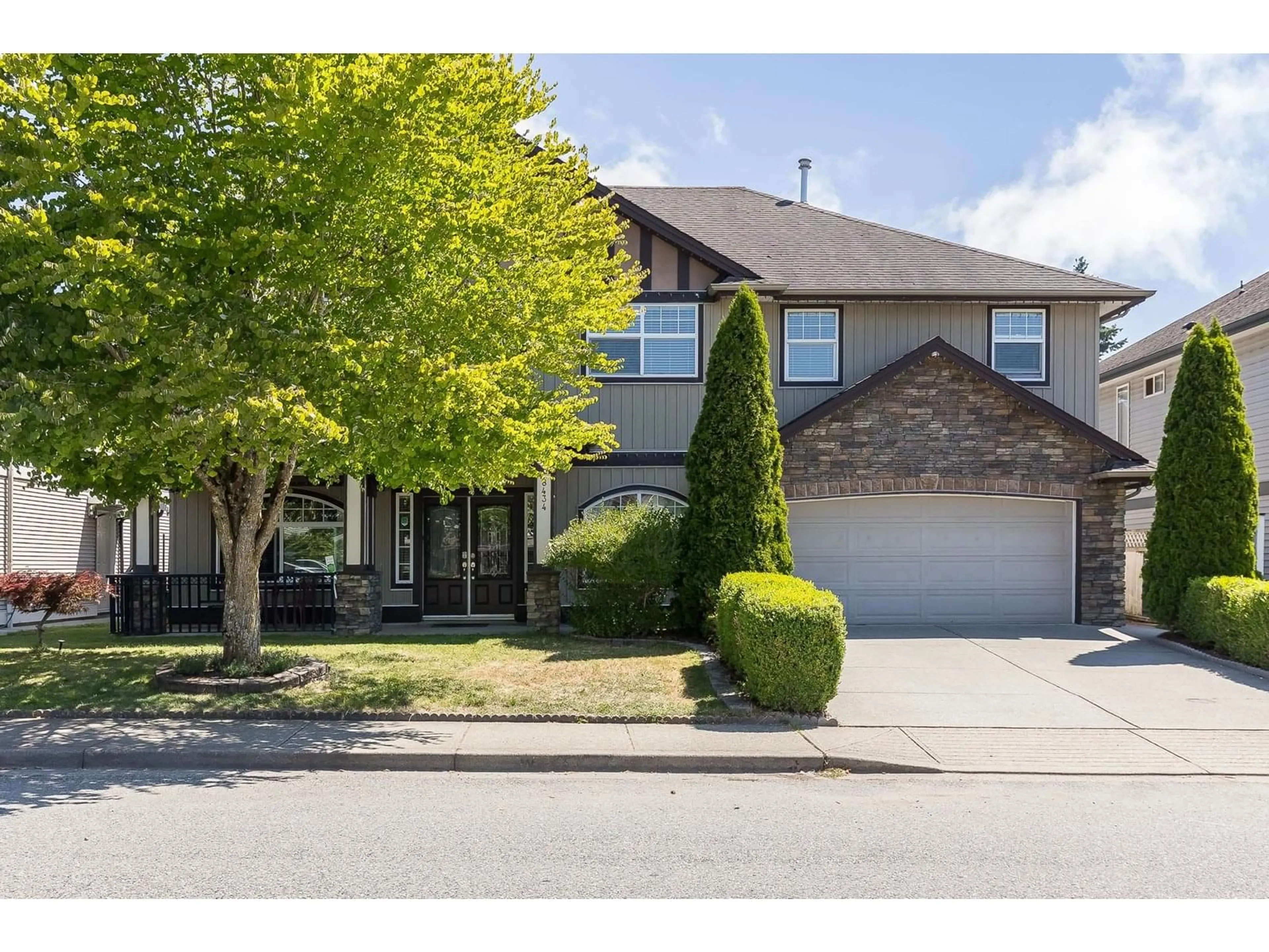 Home with brick exterior material, street for 8434 FENNELL, Mission British Columbia V4S1M5