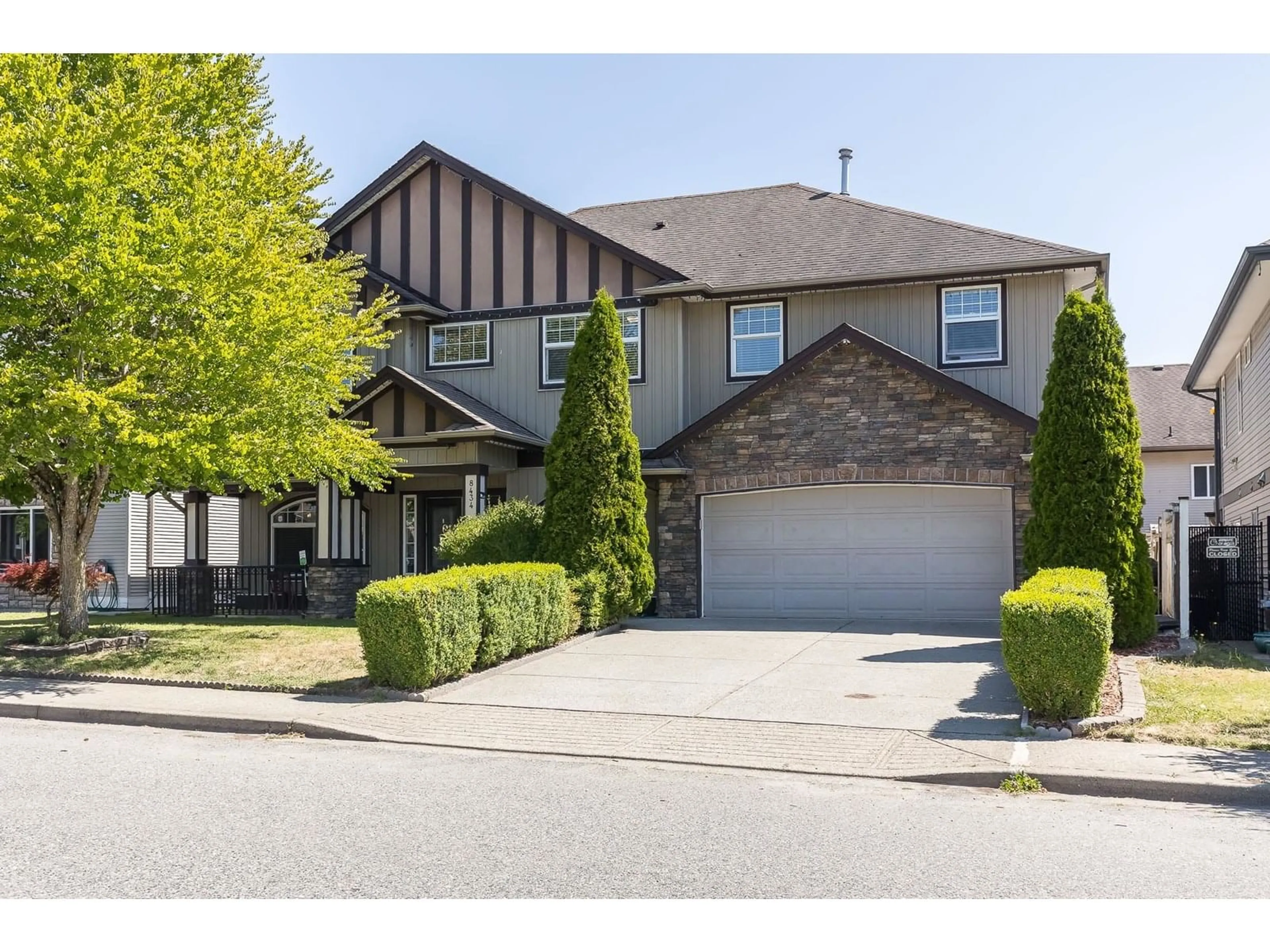 Home with brick exterior material, street for 8434 FENNELL, Mission British Columbia V4S1M5