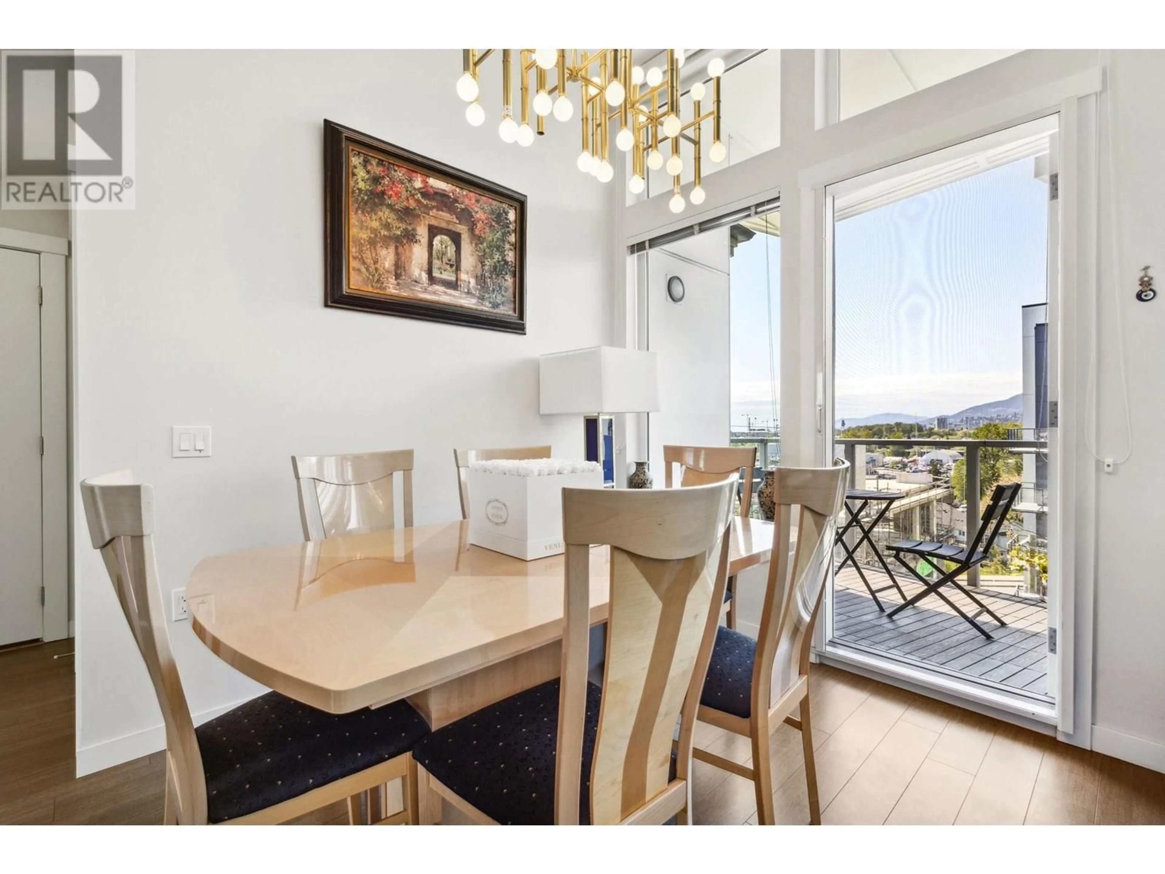 Dining room, wood/laminate floor for 510 - 277 1ST STREET, North Vancouver British Columbia V7M0E8