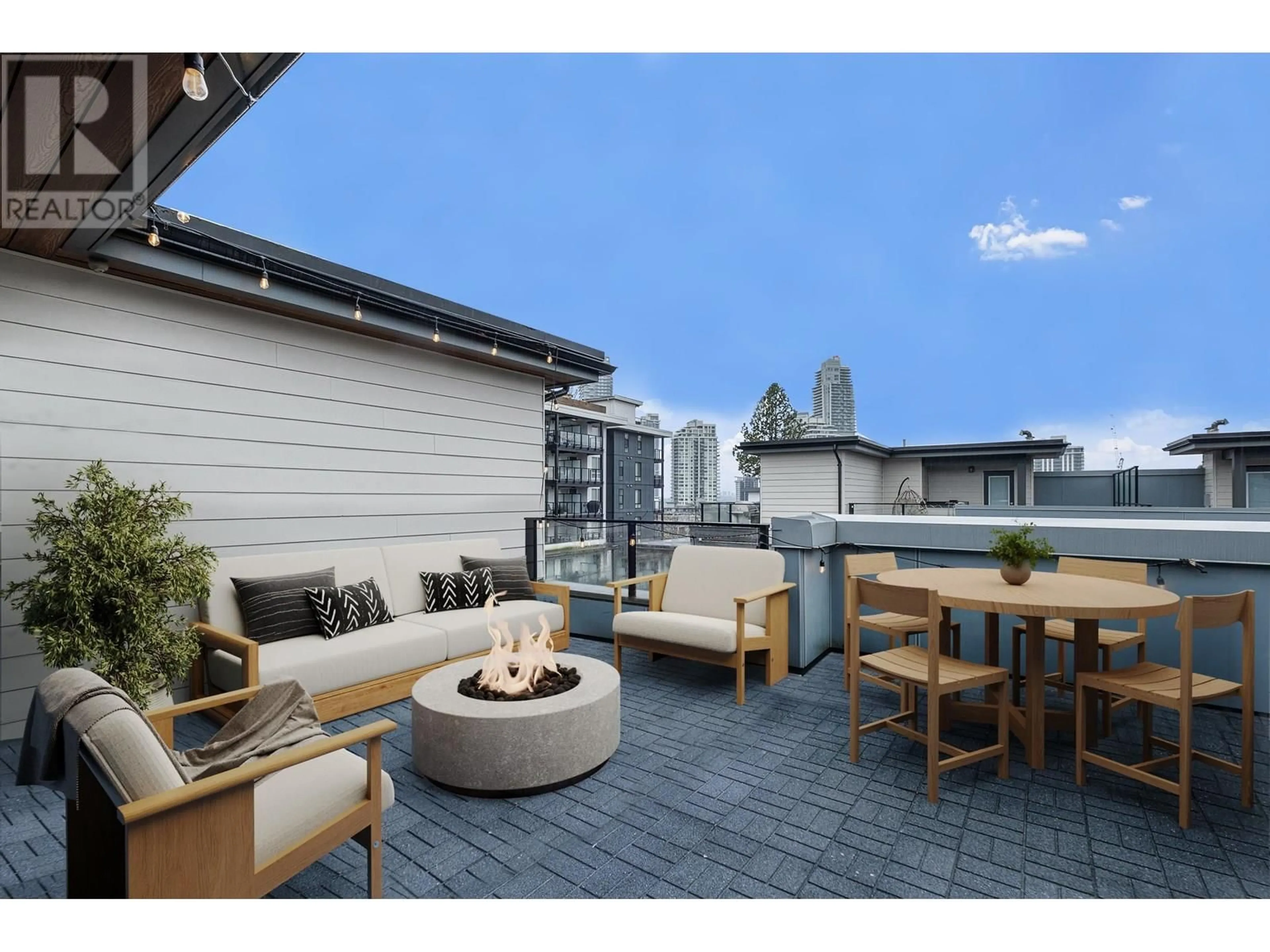 Patio, city buildings view from balcony for 229 - 708 LEA AVENUE, Coquitlam British Columbia V3J4H5