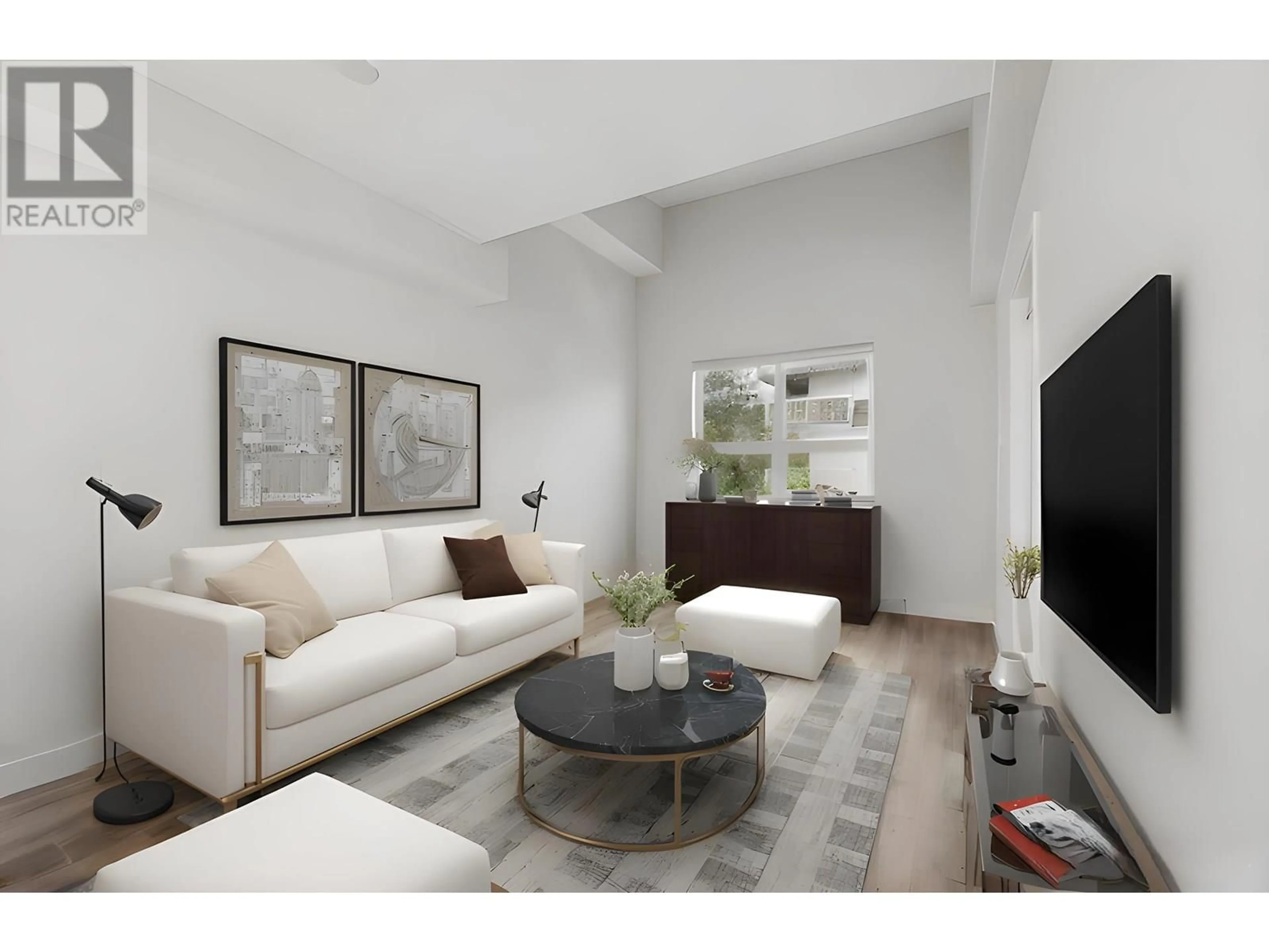 Living room with furniture, unknown for 408 - 5535 HASTINGS STREET, Burnaby British Columbia V5B1R2