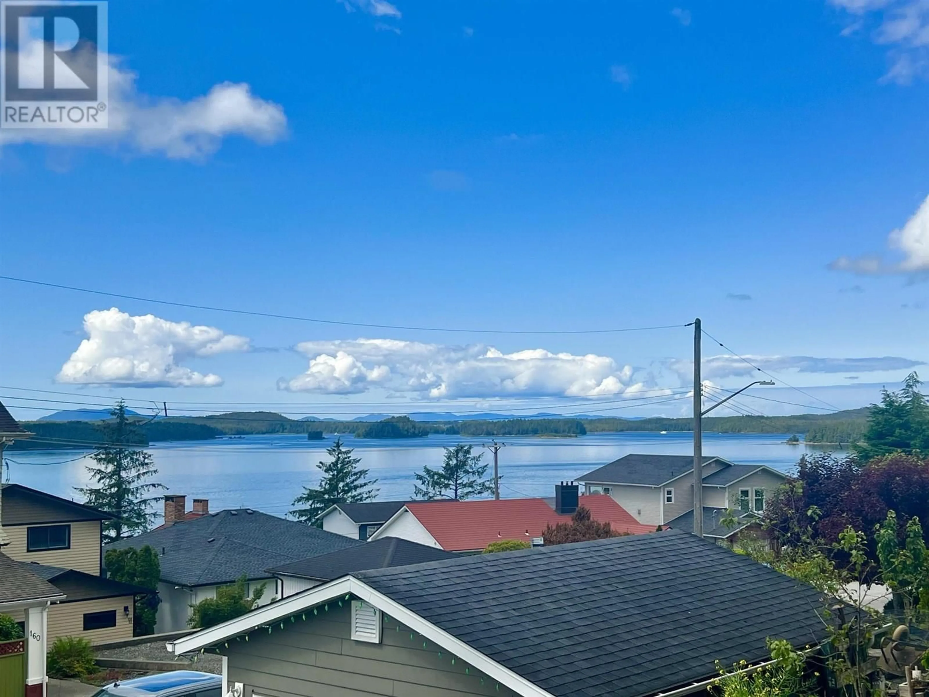 A pic from outside/outdoor area/front of a property/back of a property/a pic from drone, water/lake/river/ocean view for 187 VAN ARSDOL AVENUE, Prince Rupert British Columbia V8J1J3