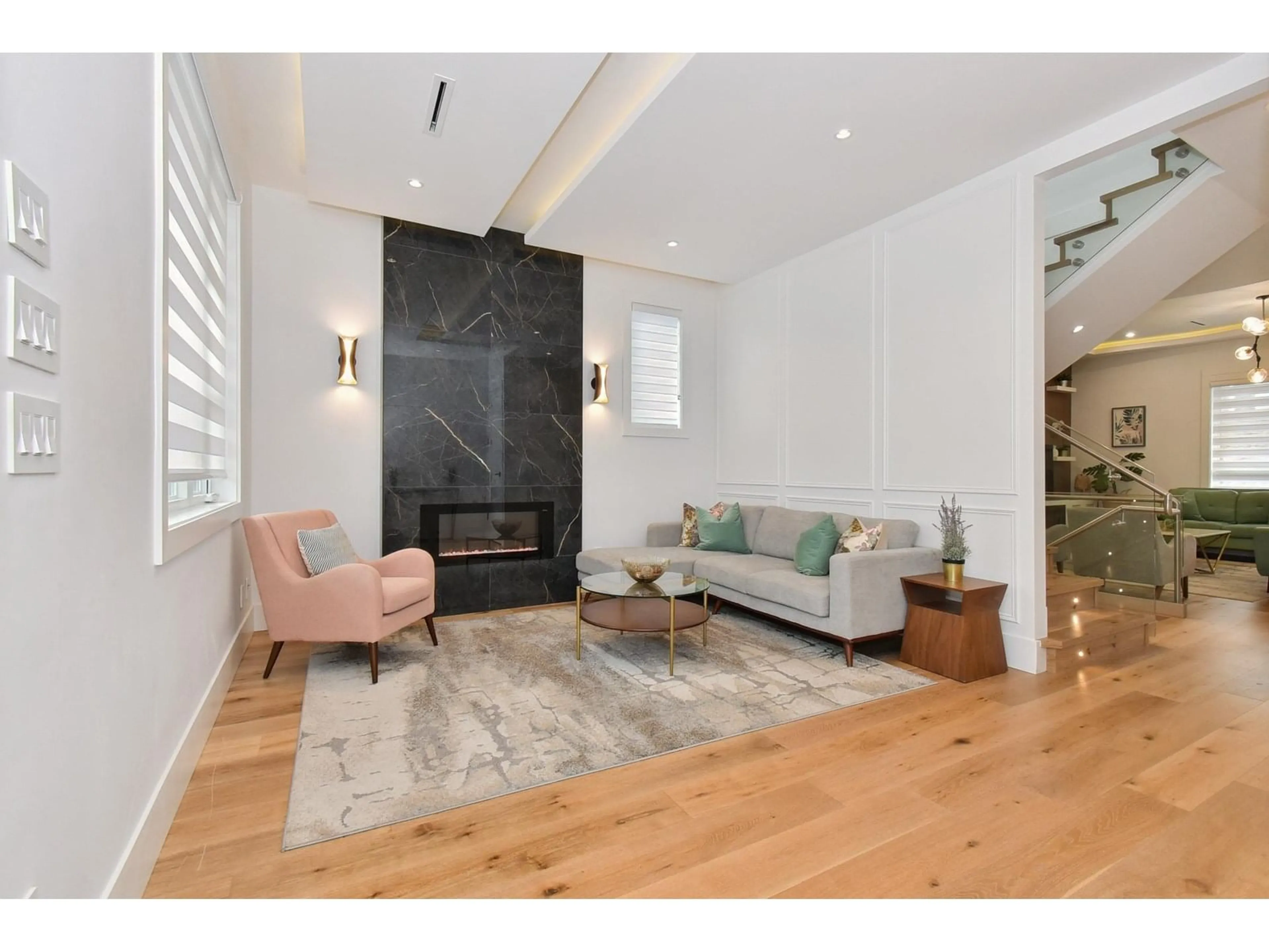 Living room with furniture, unknown for 16782 18B, Surrey British Columbia V3Z0B4