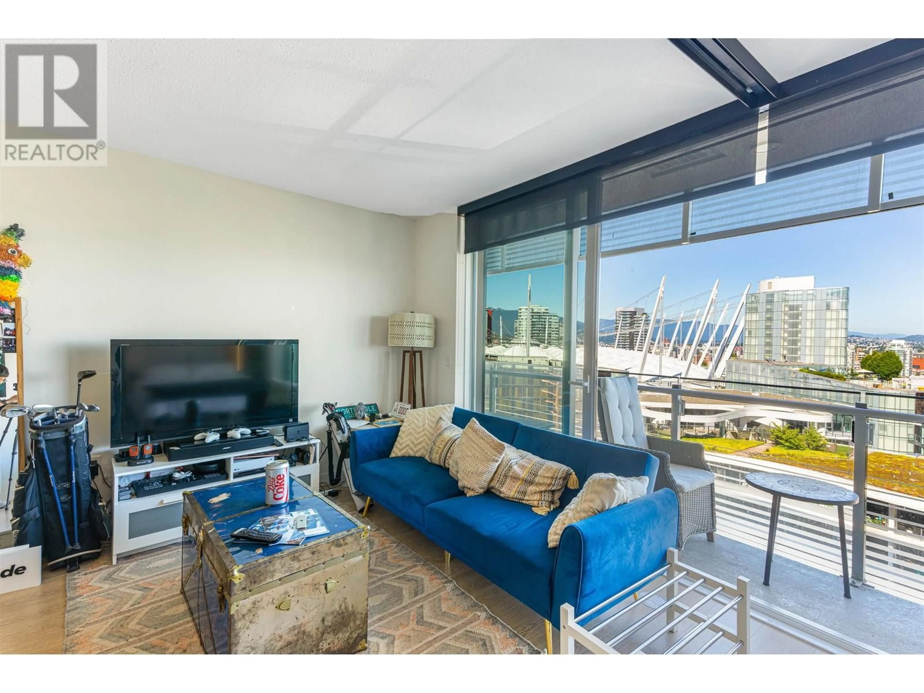 Living room with furniture, unknown for 2211 - 89 NELSON STREET, Vancouver British Columbia V6Z0E7