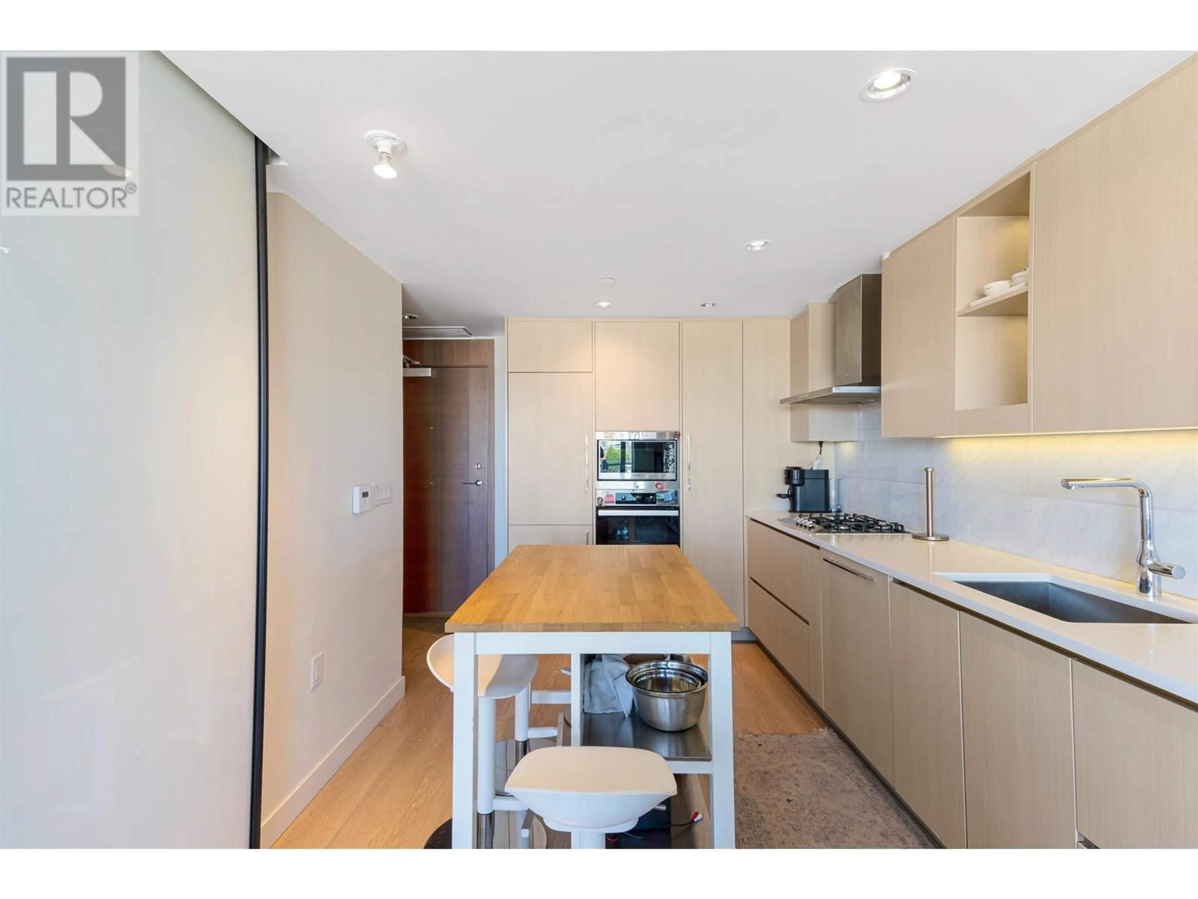 Standard kitchen, wood/laminate floor for 2211 - 89 NELSON STREET, Vancouver British Columbia V6Z0E7