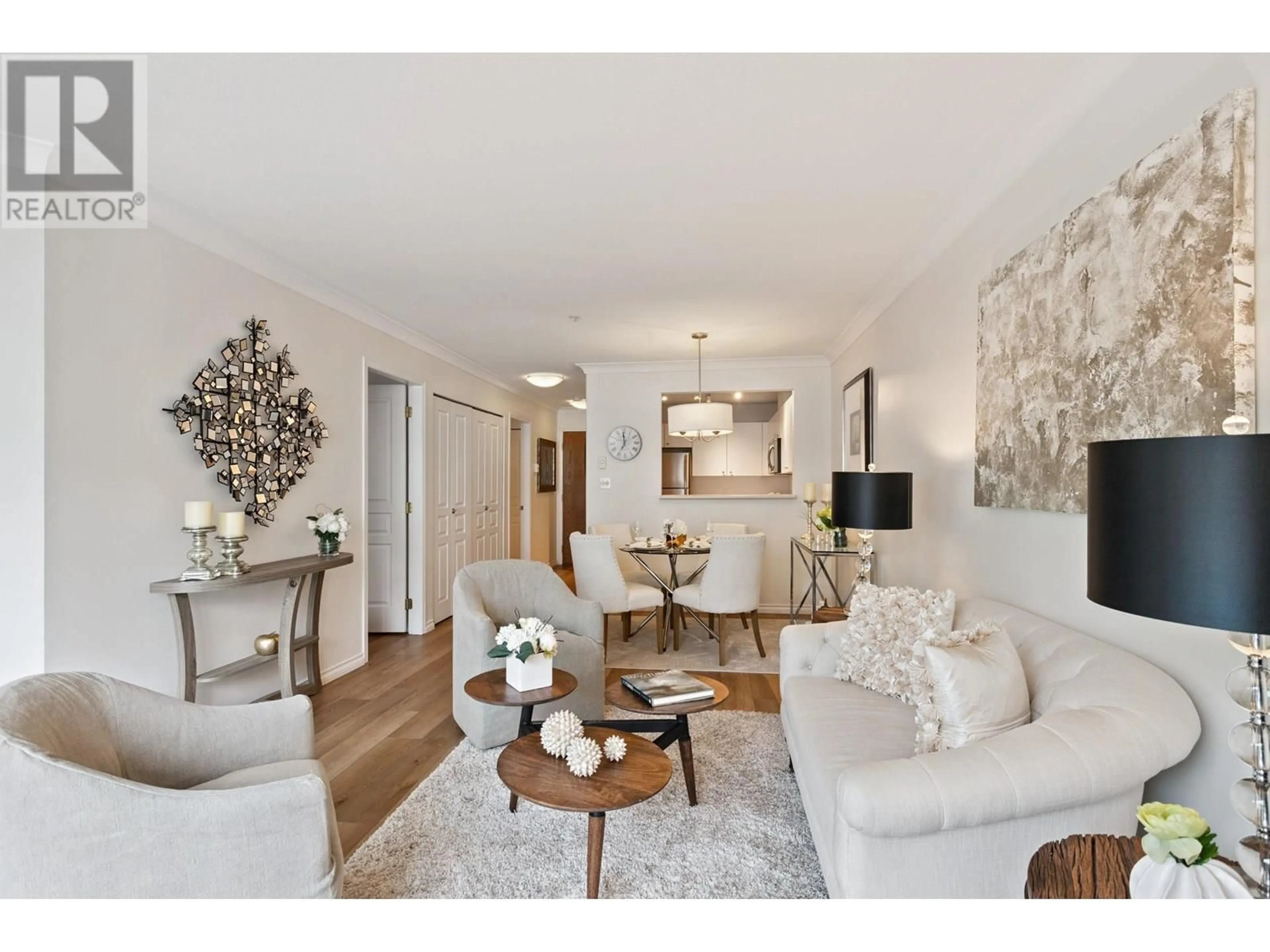 Living room with furniture, wood/laminate floor for 305 - 3590 26TH AVENUE, Vancouver British Columbia V6S1N9