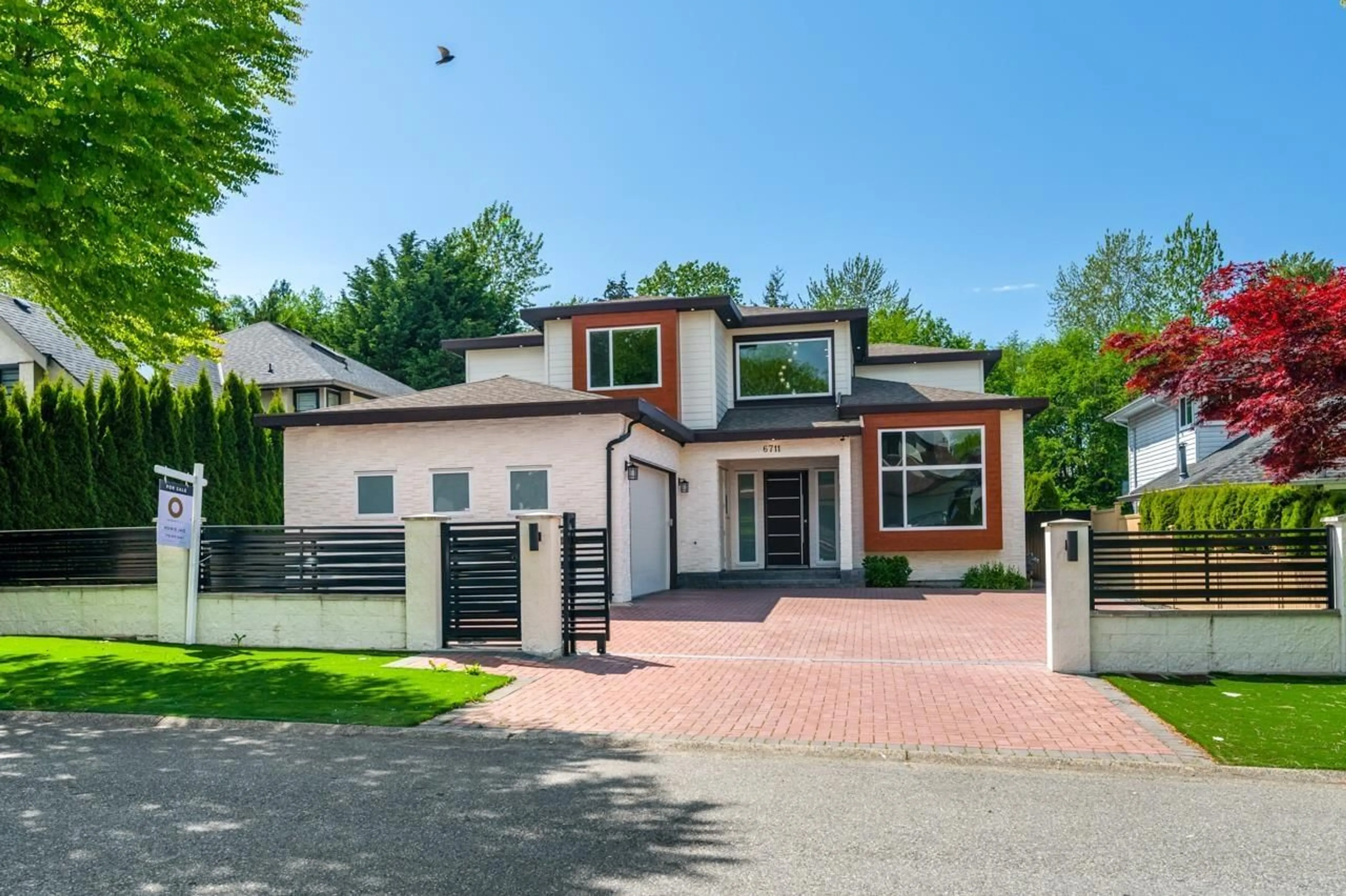 Home with brick exterior material, street for 6711 123A, Surrey British Columbia V3W0Z1