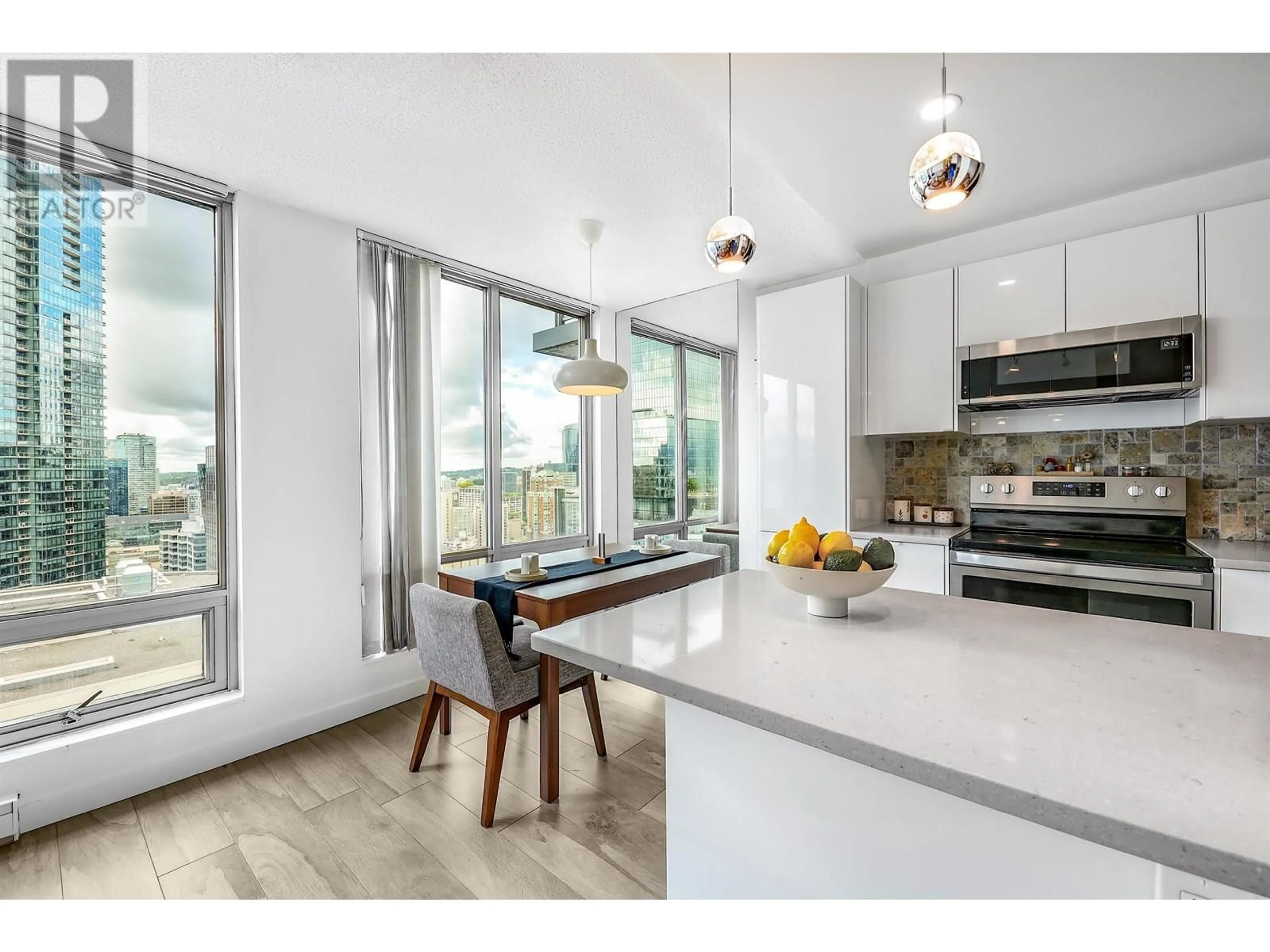 Open concept kitchen, unknown for 3304 - 1200 GEORGIA STREET, Vancouver British Columbia V6E4R2