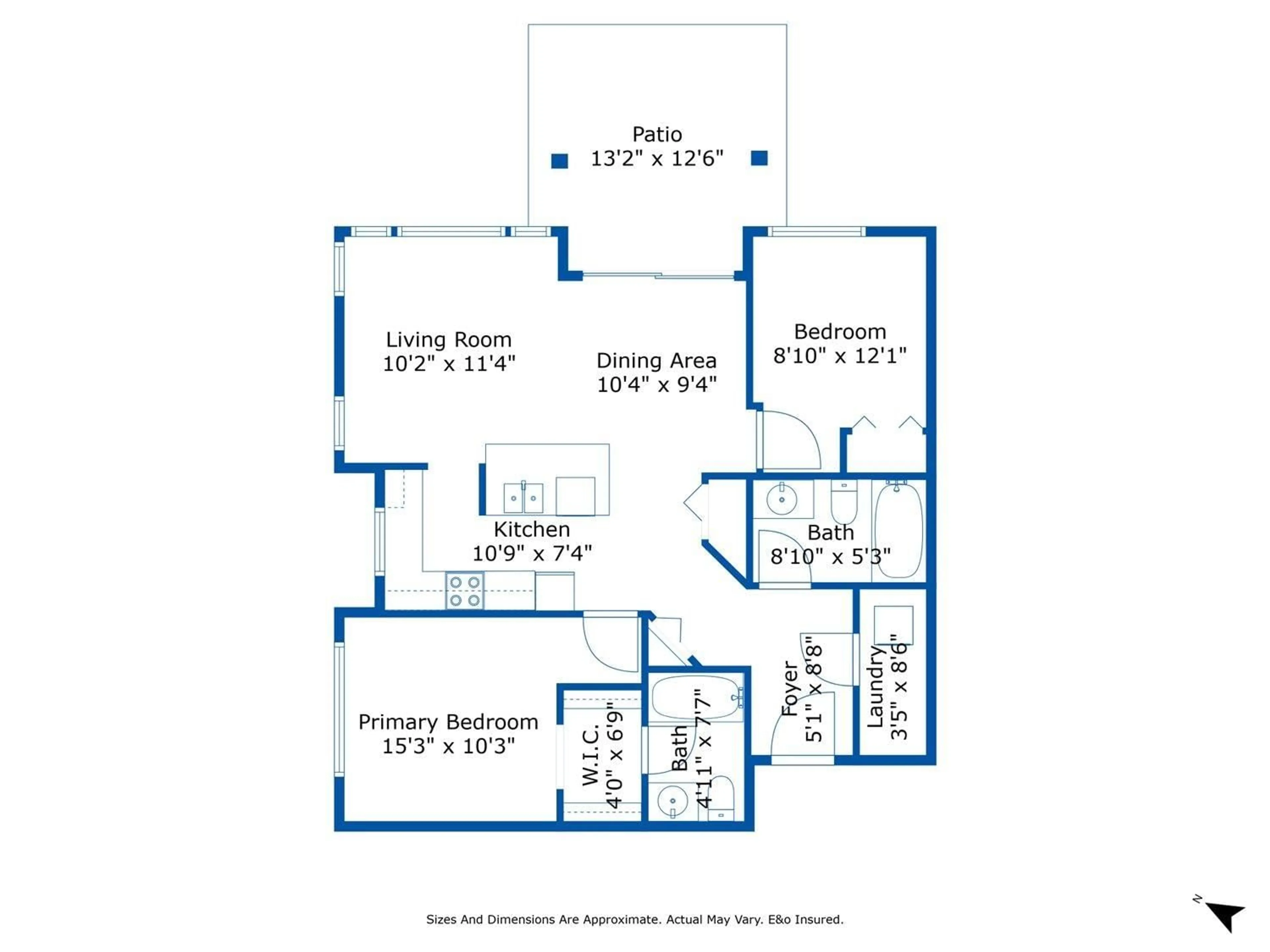Floor plan for 107 - 46289 YALE ROAD, Chilliwack British Columbia V2P0B9