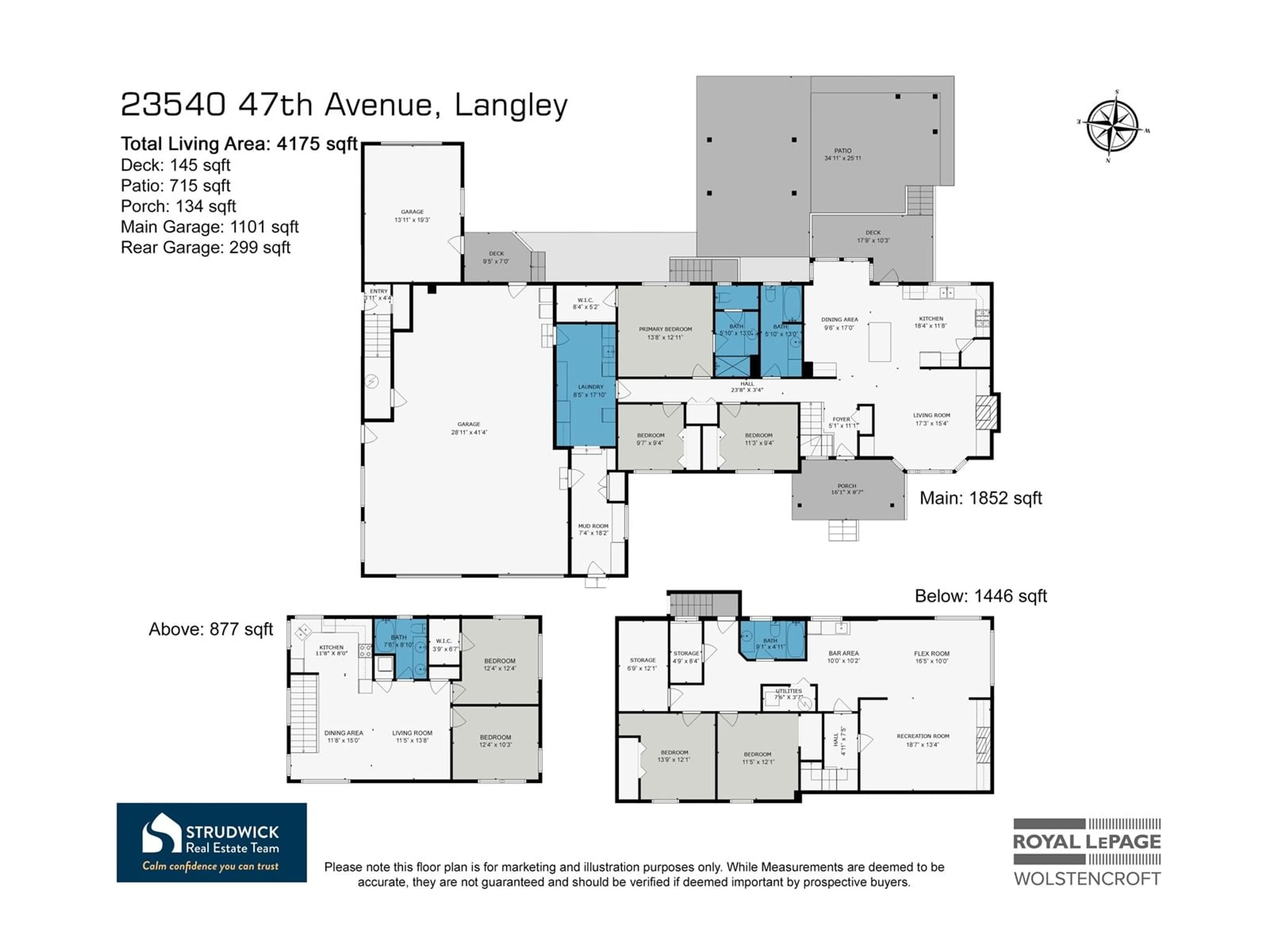 Floor plan for 23540 47, Langley British Columbia V2Z2S3