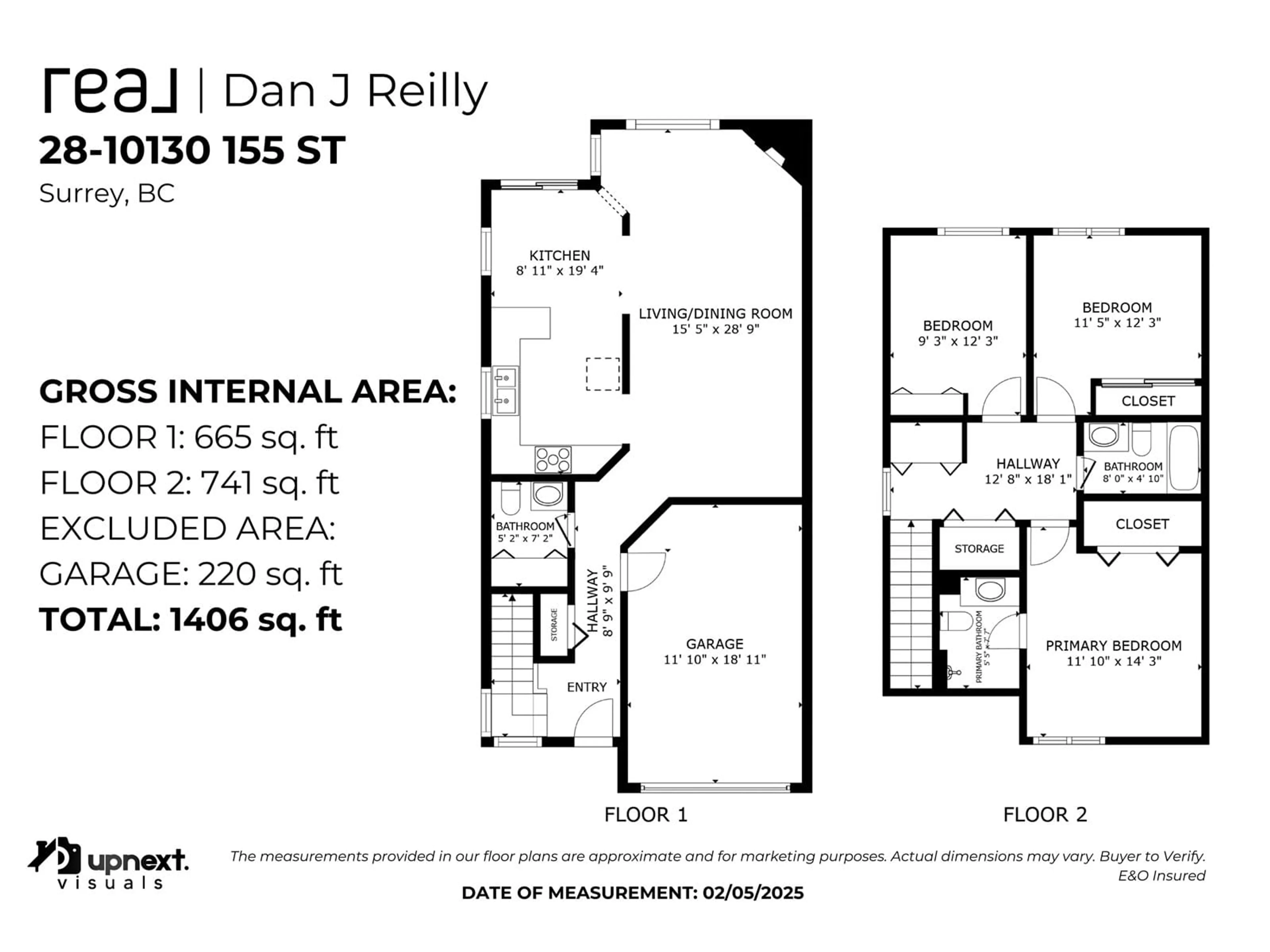 Floor plan for 28 - 10130 155, Surrey British Columbia V3R0R6
