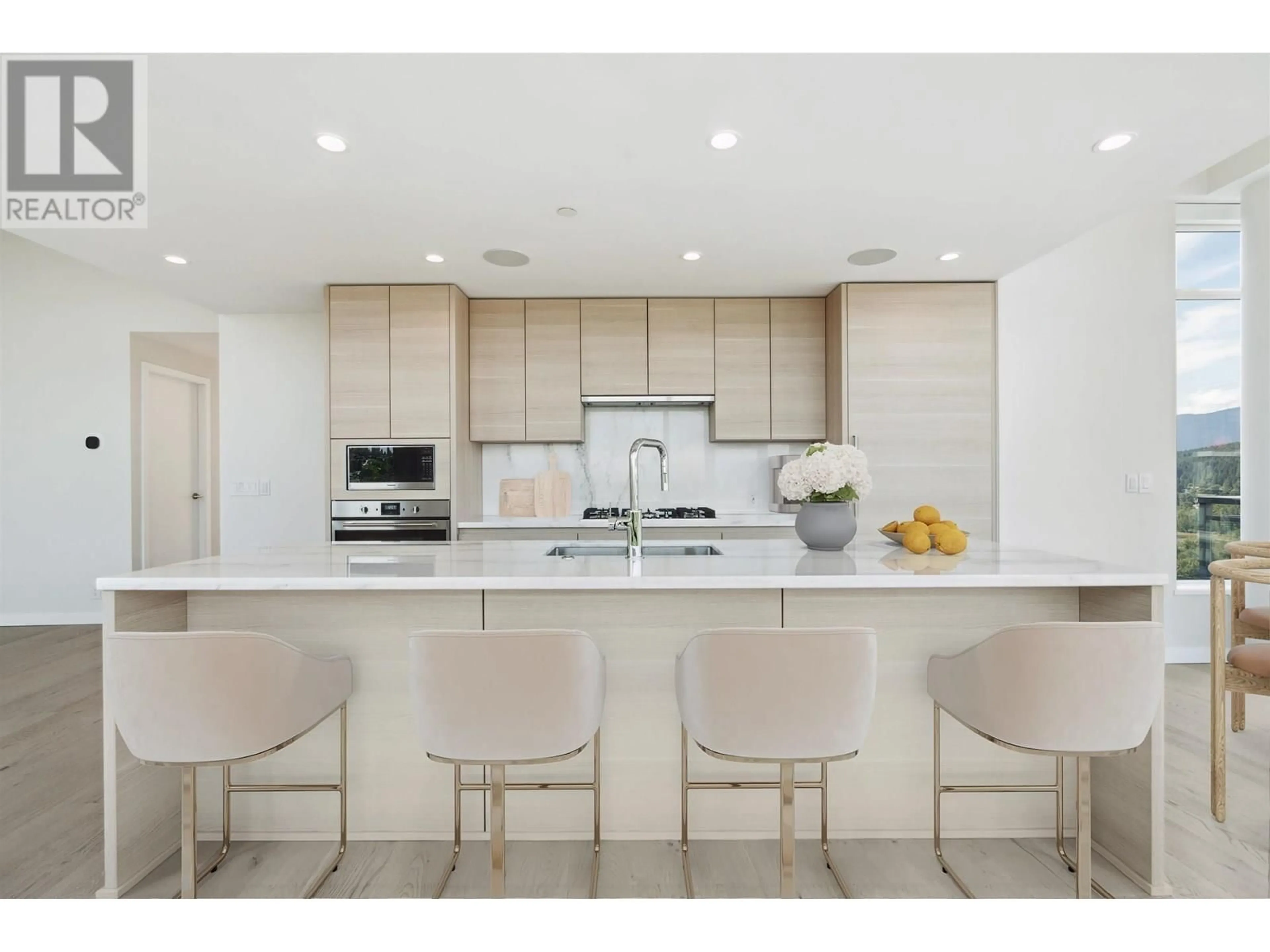 Open concept kitchen, ceramic/tile floor for 2601 - 308 MORRISSEY ROAD, Port Moody British Columbia V3H0M2