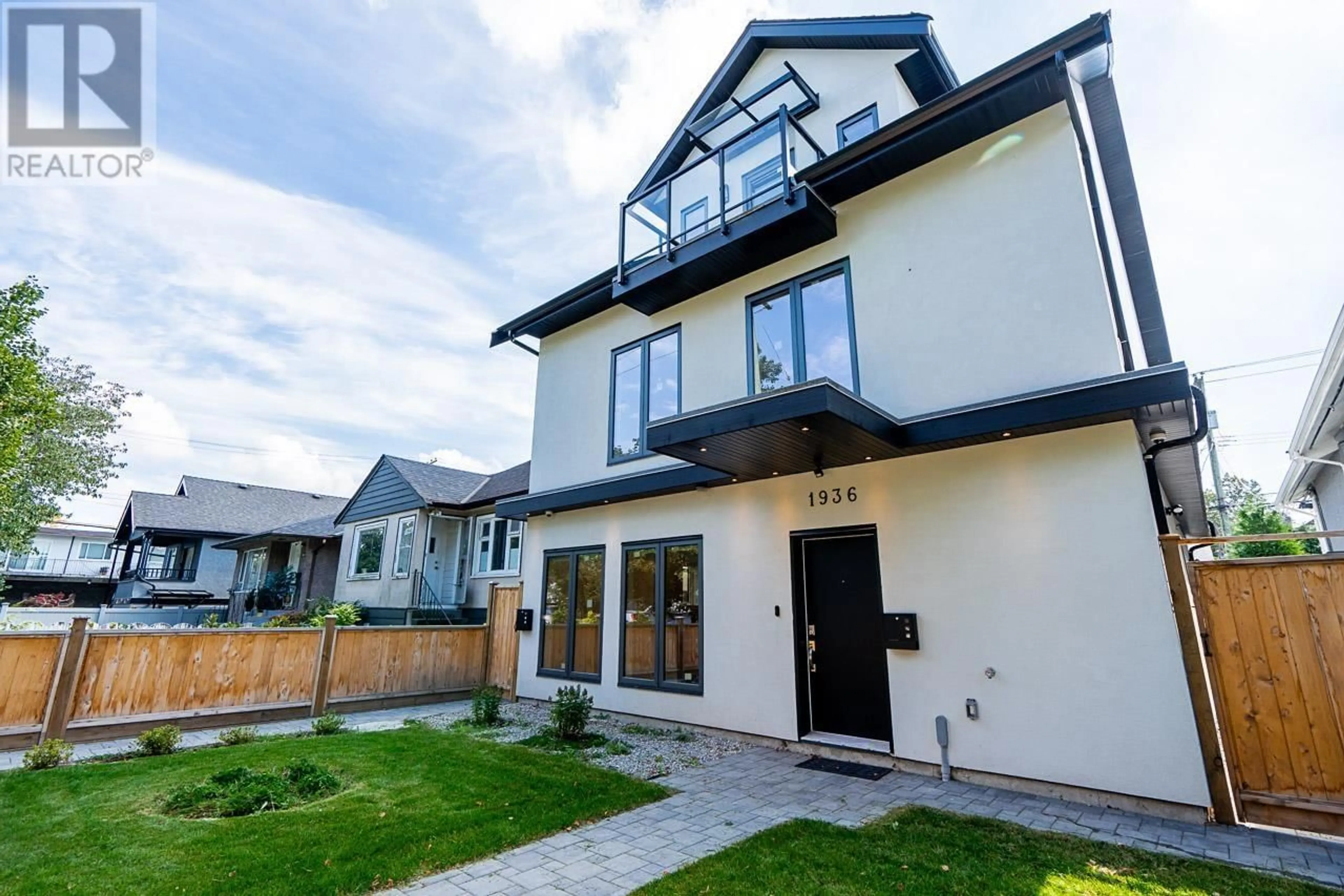 A pic from outside/outdoor area/front of a property/back of a property/a pic from drone, street for 1 - 1936 36TH AVENUE, Vancouver British Columbia V5P1C8