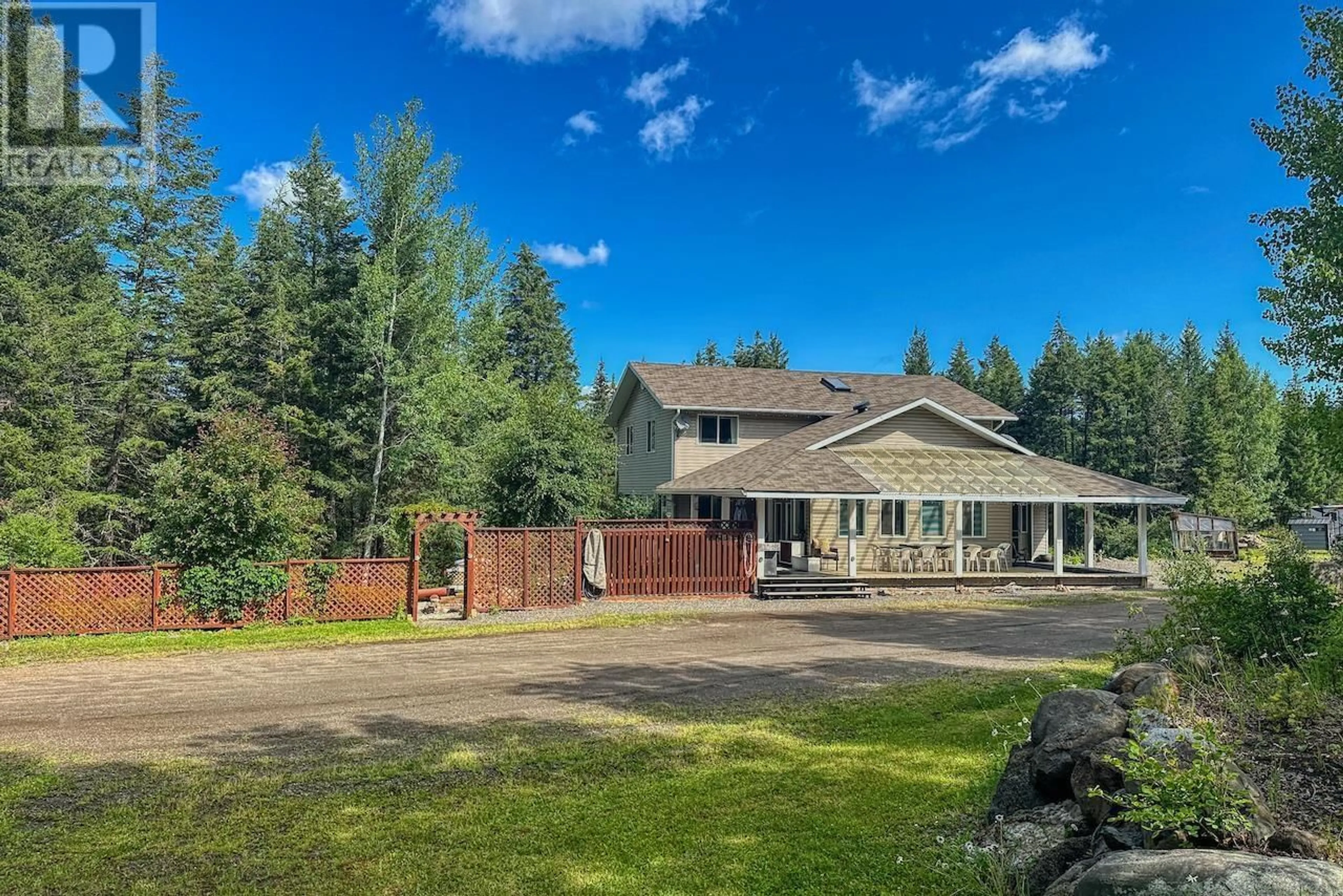 A pic from outside/outdoor area/front of a property/back of a property/a pic from drone, mountain view for 2593 DOG CREEK ROAD, Williams Lake British Columbia V2G4W2
