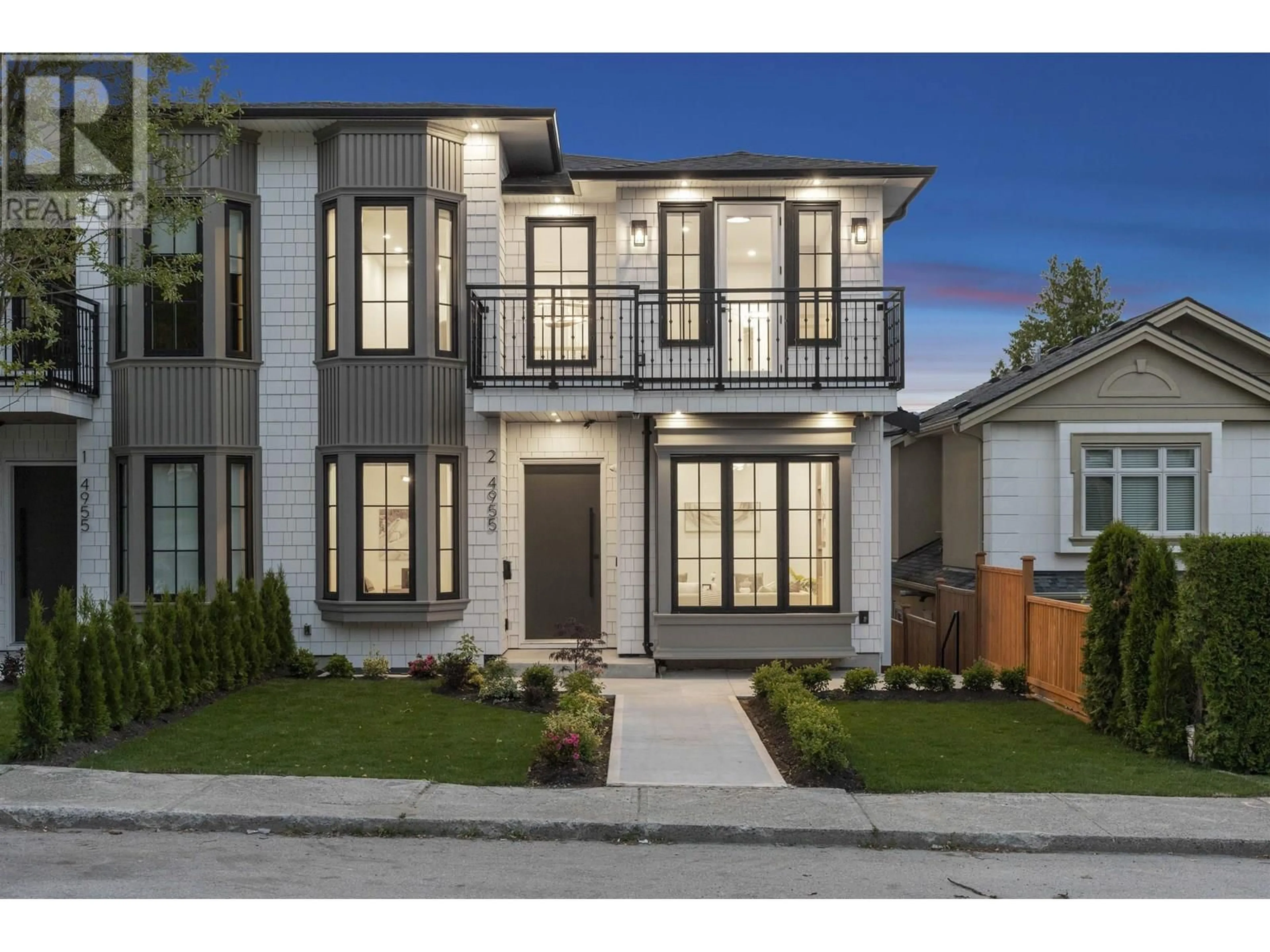 Home with brick exterior material, street for 1 - 4955 GRAFTON STREET, Burnaby British Columbia V5H1M5