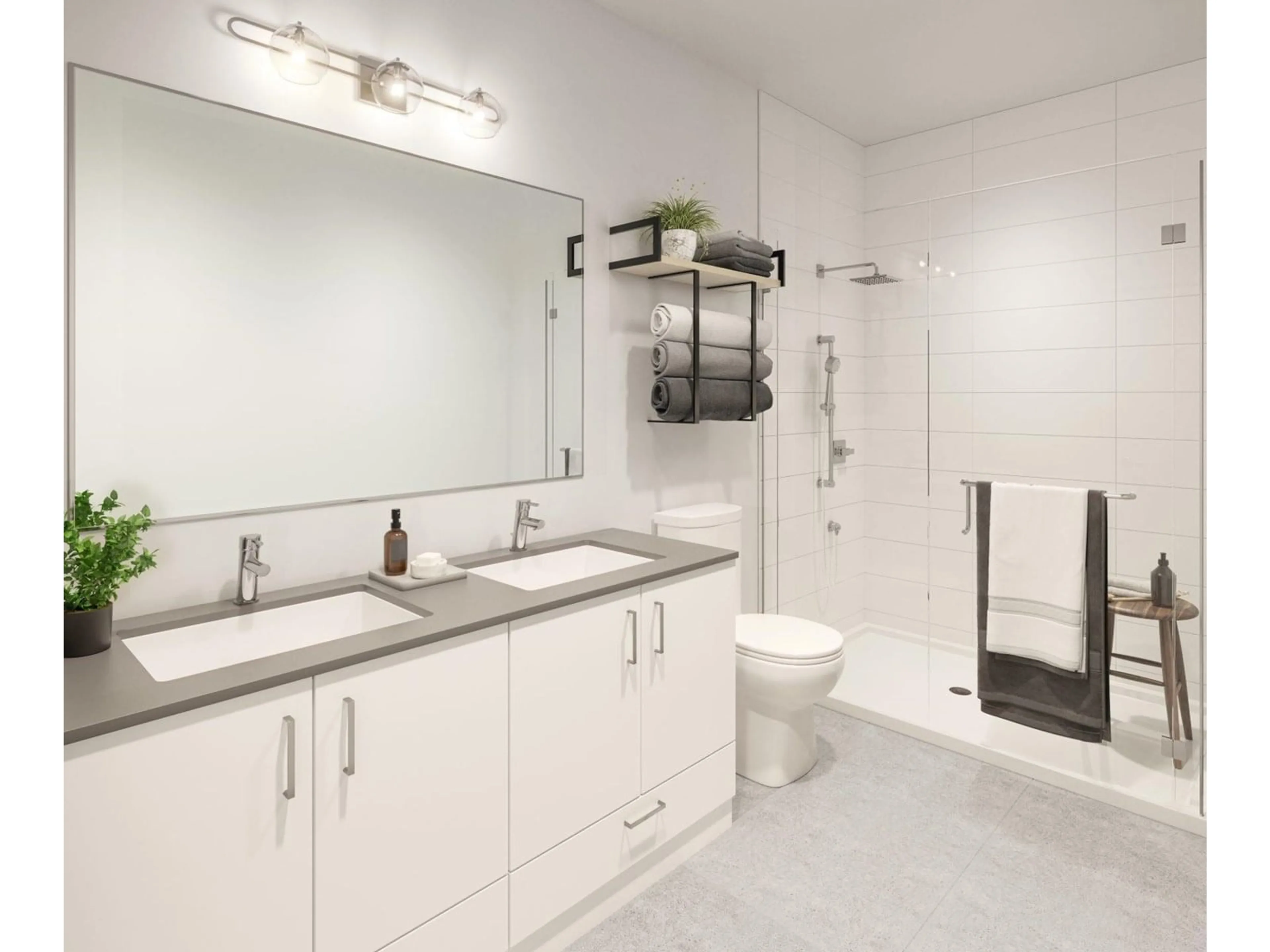 Contemporary bathroom, ceramic/tile floor for 92 - 7381 PRESTON, Mission British Columbia V2V1C5