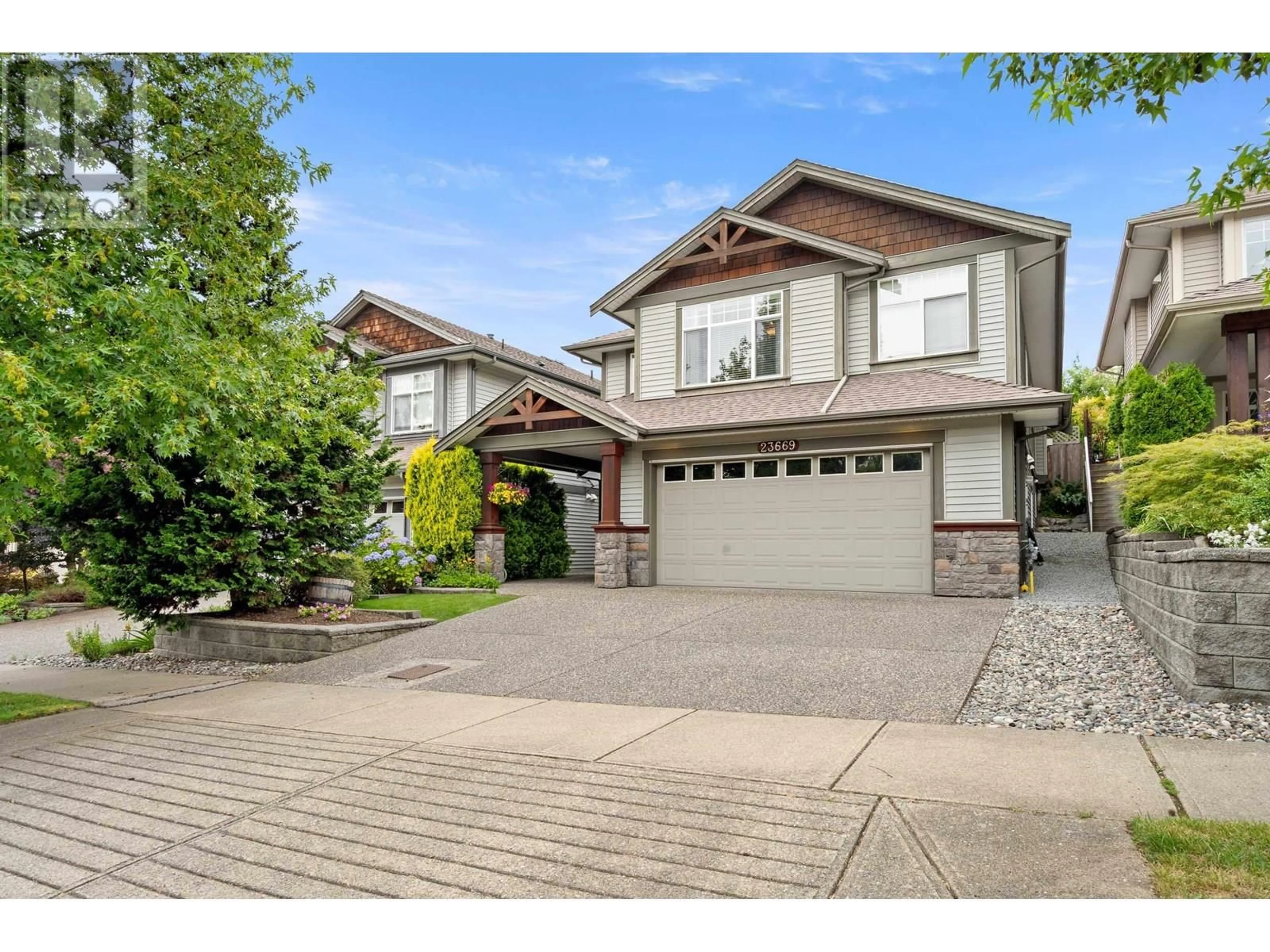 Home with vinyl exterior material, street for 23669 133 AVENUE, Maple Ridge British Columbia V4R0B7