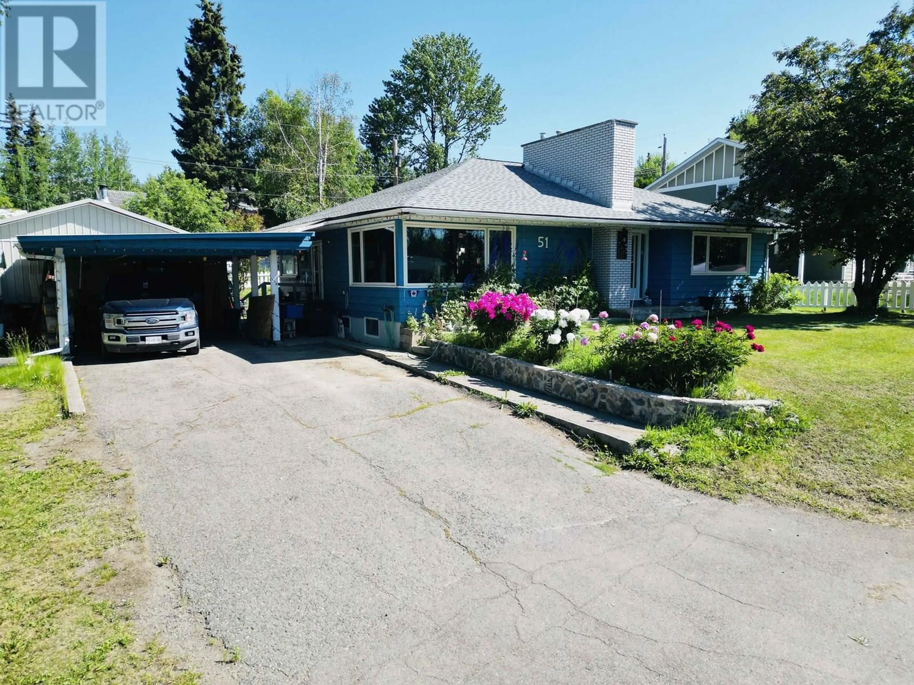 A pic from outside/outdoor area/front of a property/back of a property/a pic from drone, street for 51 8TH AVENUE, Burns Lake British Columbia V0J1E0