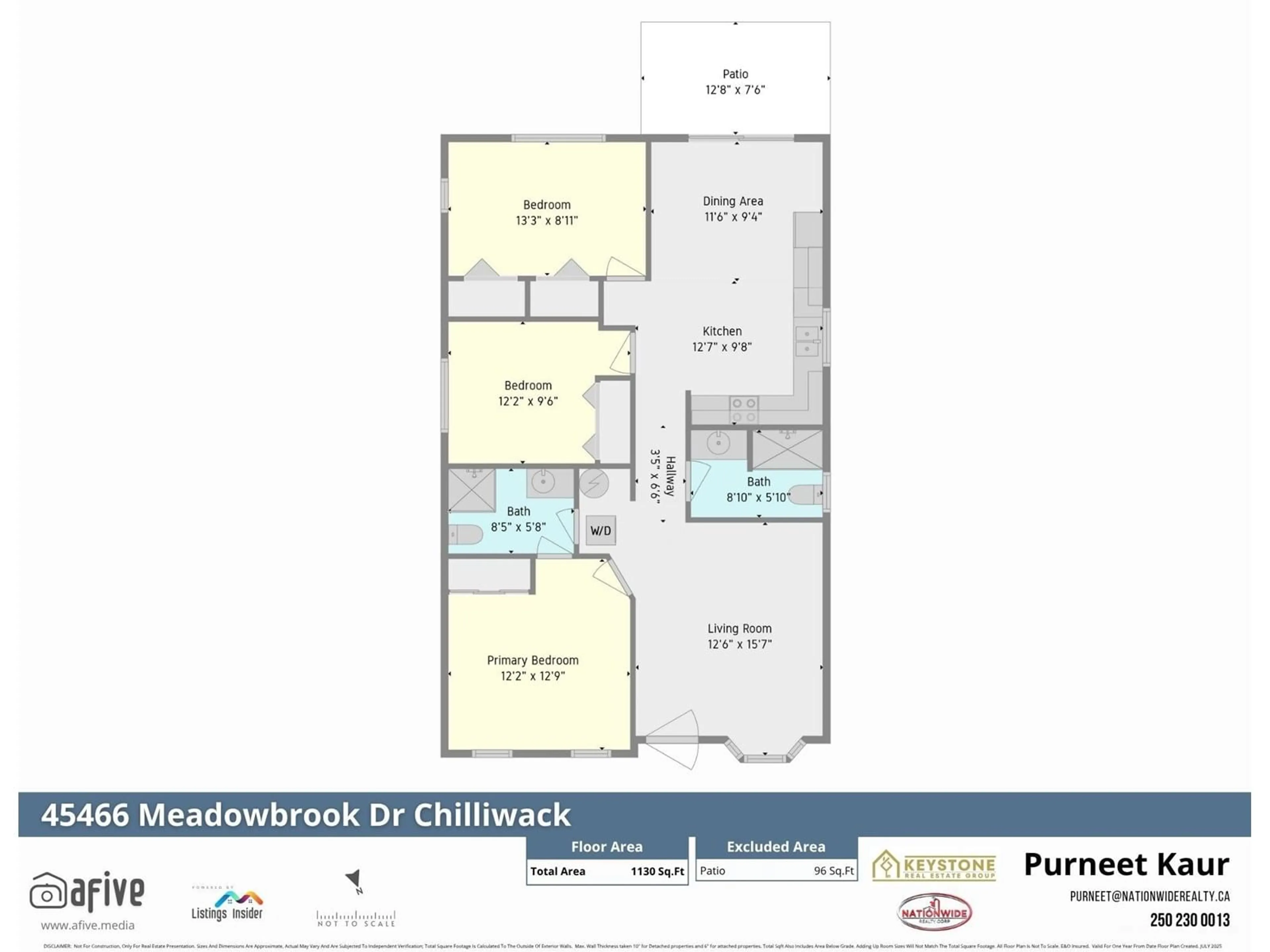 Floor plan for 45466 MEADOWBROOK DRIVE, Chilliwack British Columbia V2P7R9