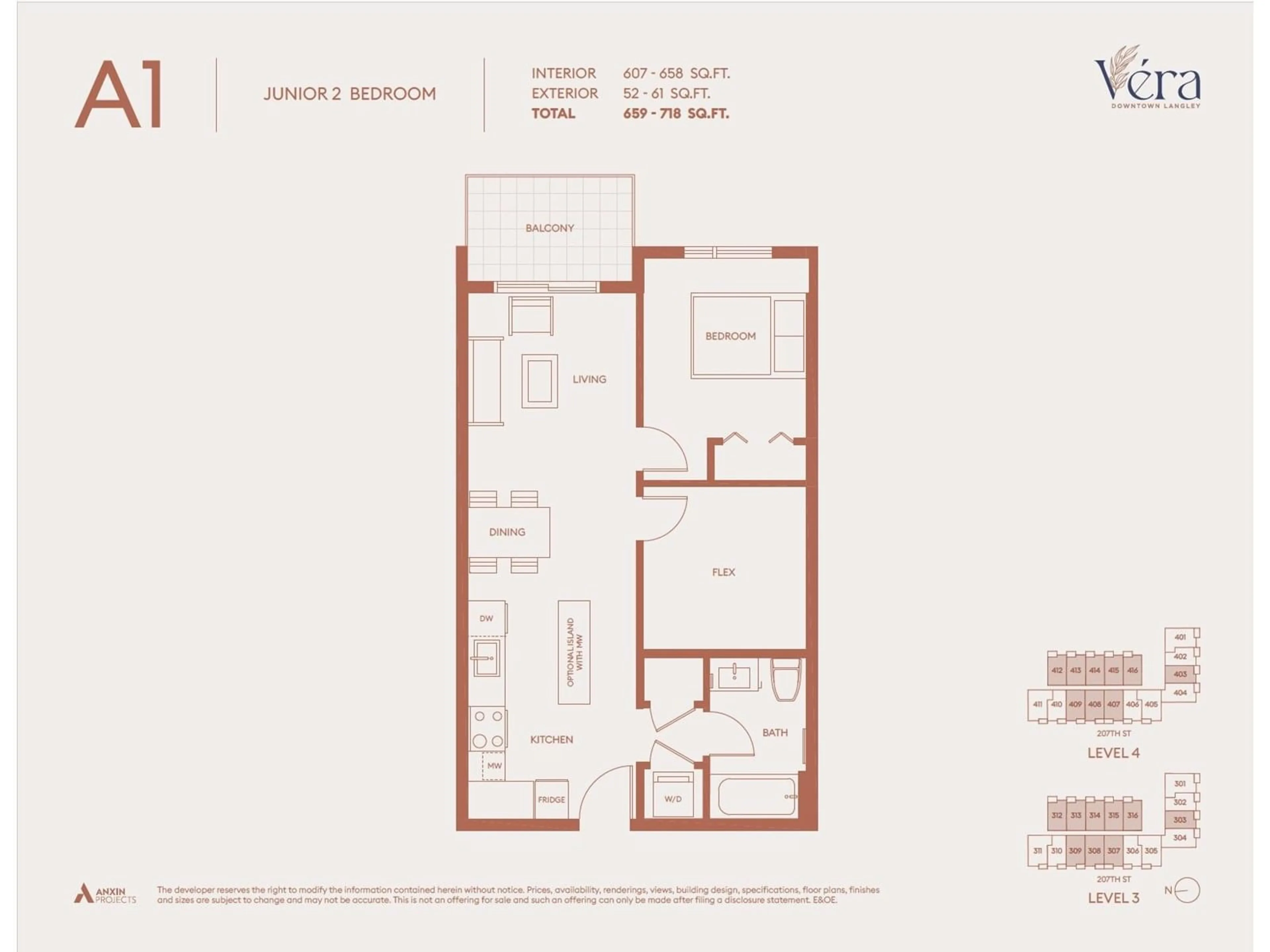 Floor plan for 308 - 5398 207, Langley British Columbia V3A2G1