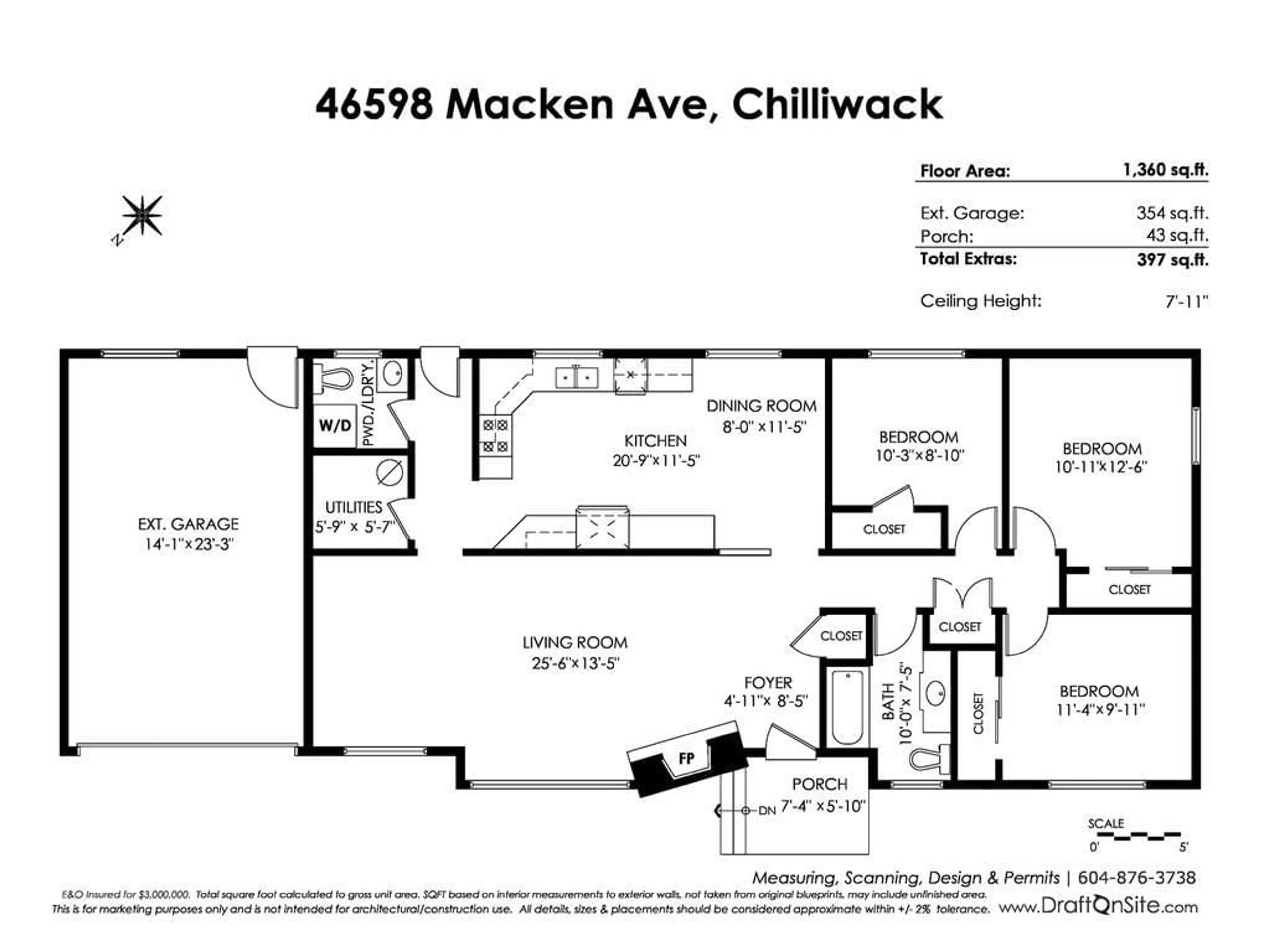 Floor plan for 46598 MACKEN AVENUE, Chilliwack British Columbia V2P3B6