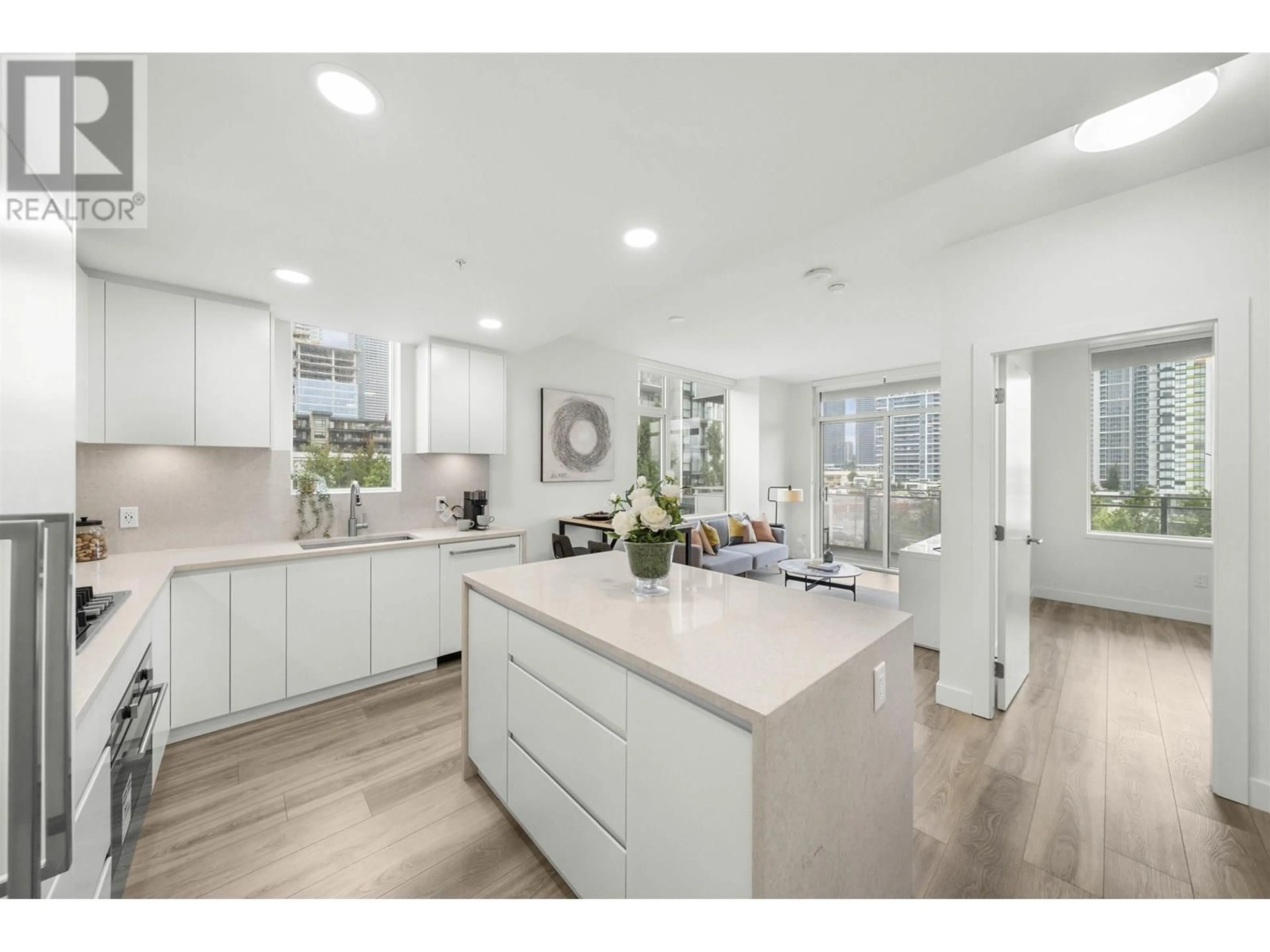 Open concept kitchen, unknown for 401 - 4433 ALASKA STREET, Burnaby British Columbia V5C5T3
