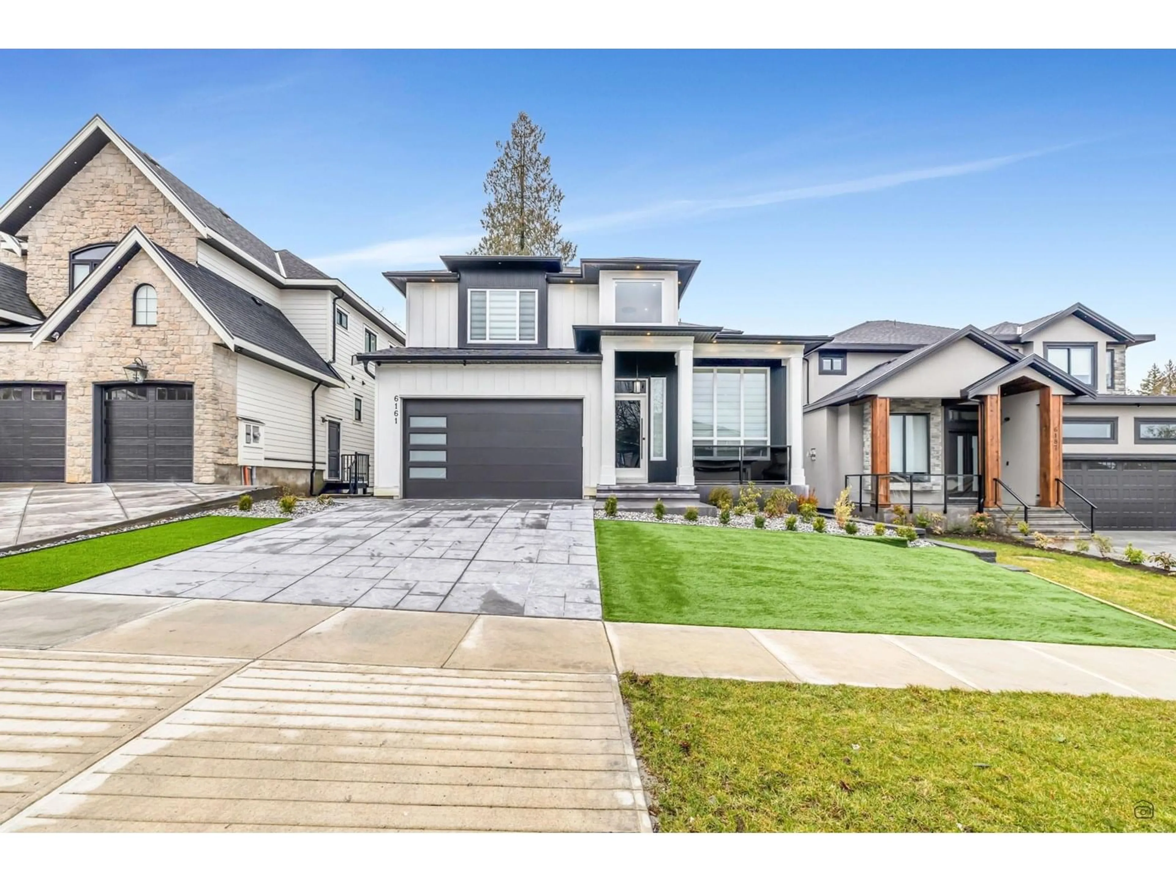 Home with brick exterior material, street for 6161 164A, Surrey British Columbia V3S3V8