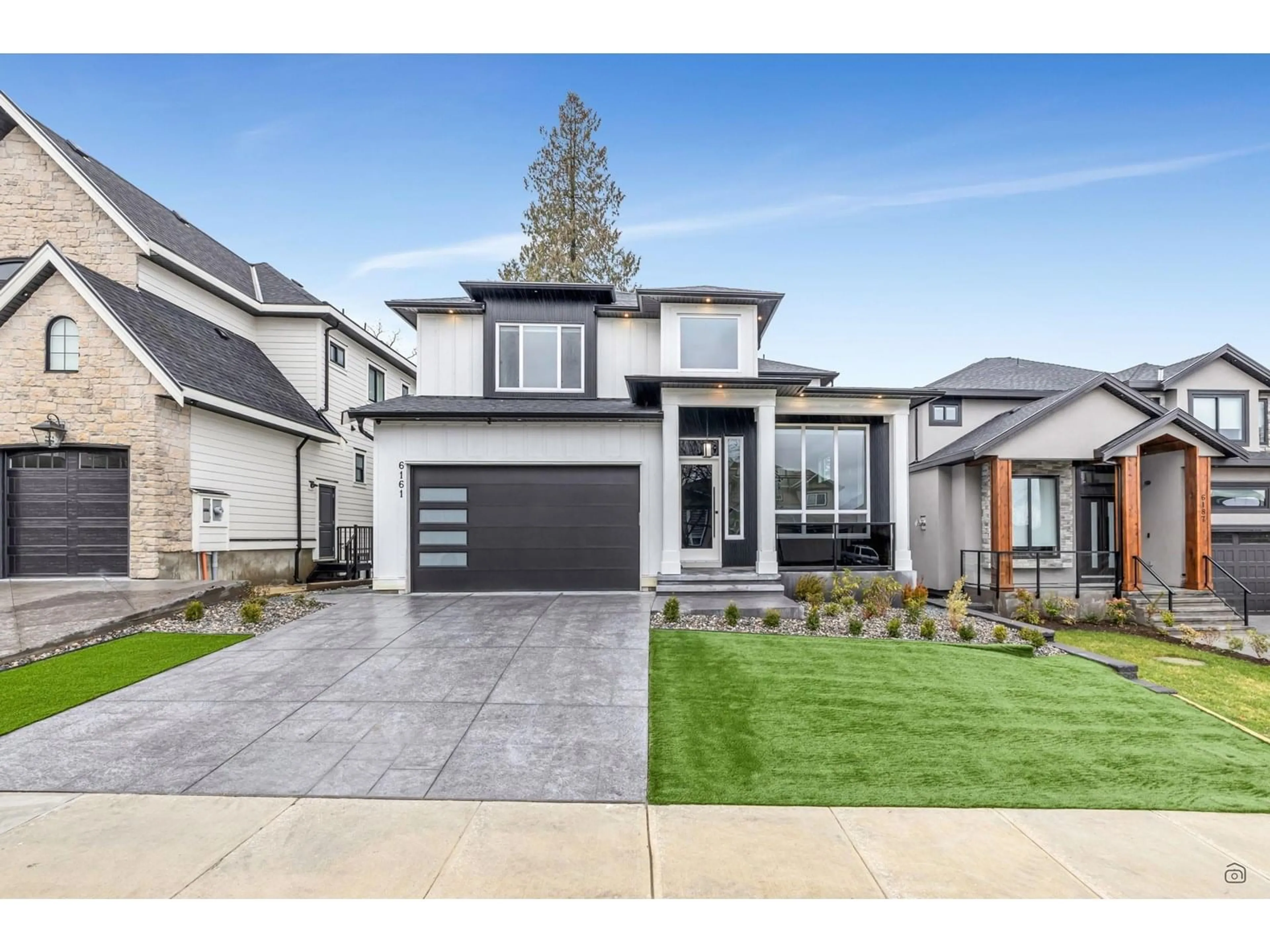 Home with brick exterior material, street for 6161 164A, Surrey British Columbia V3S3V8