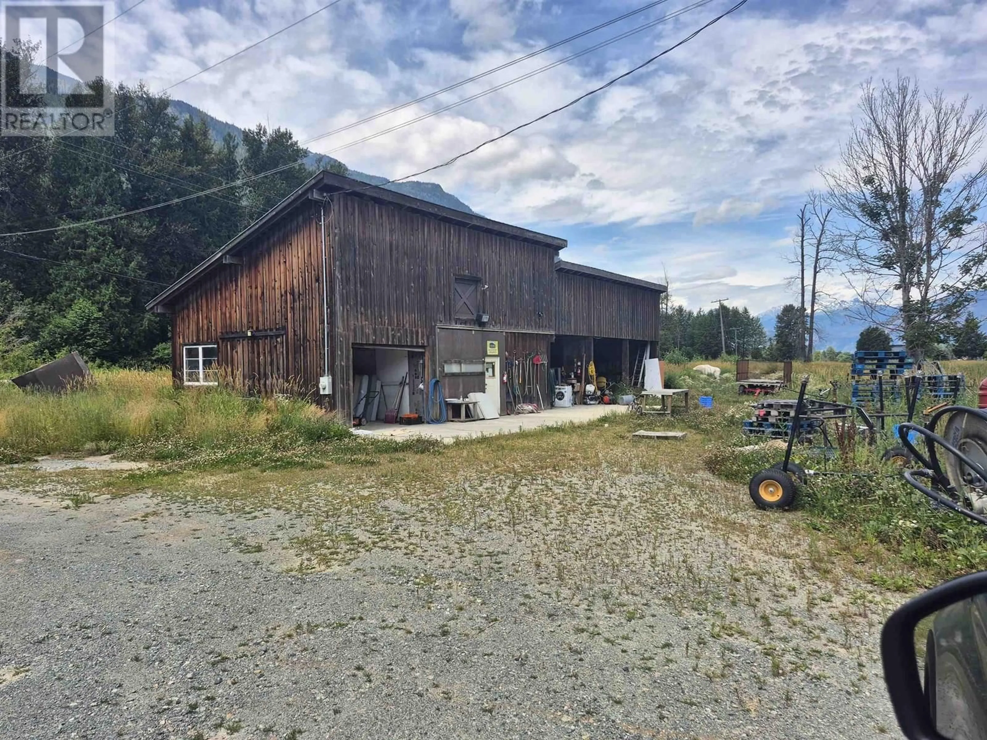 A pic from outside/outdoor area/front of a property/back of a property/a pic from drone, building for 8184 PEMBERTON MEADOWS ROAD, Pemberton British Columbia V0N2L2