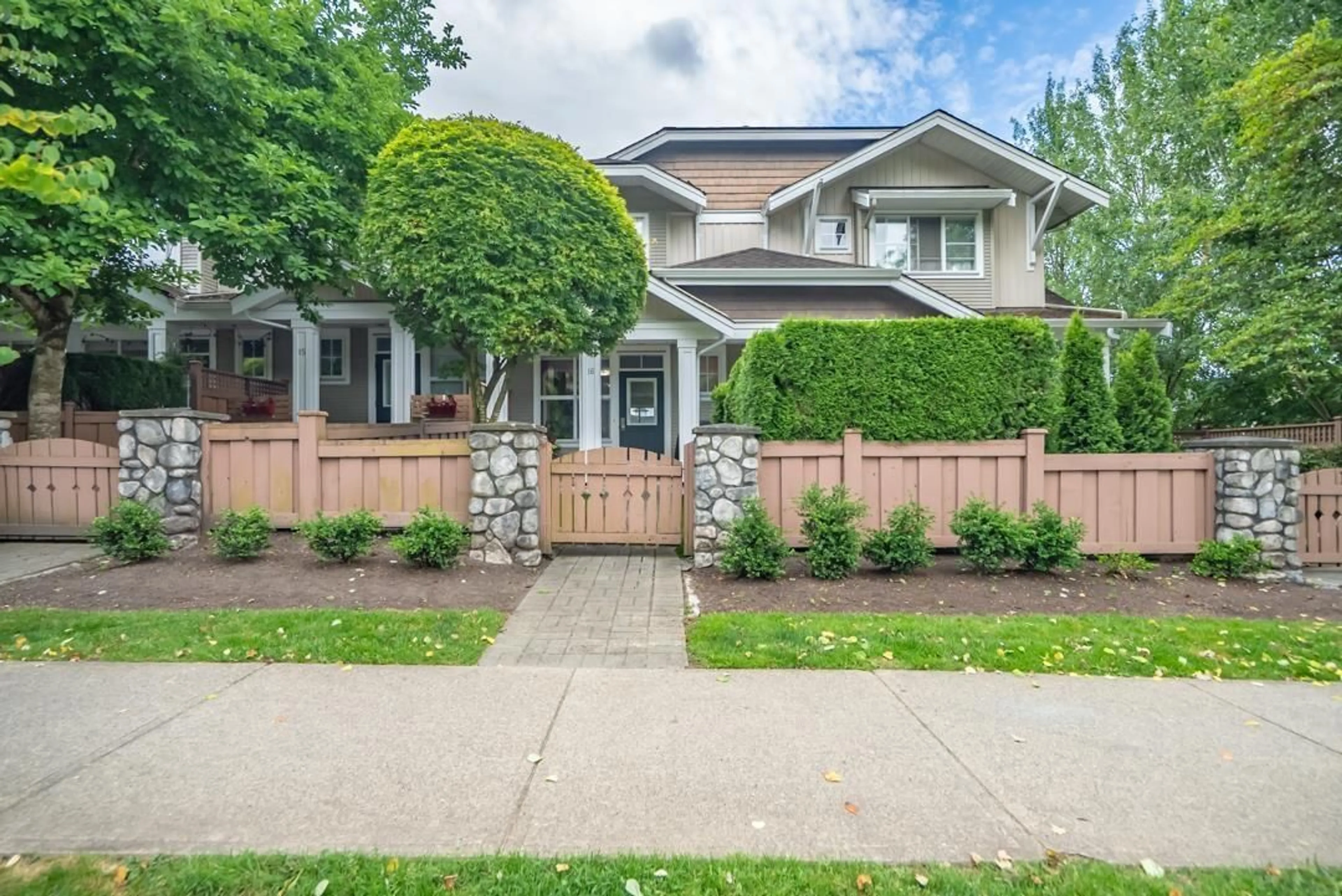 Home with brick exterior material, street for 16 - 20460 66, Langley British Columbia V2Y3B6