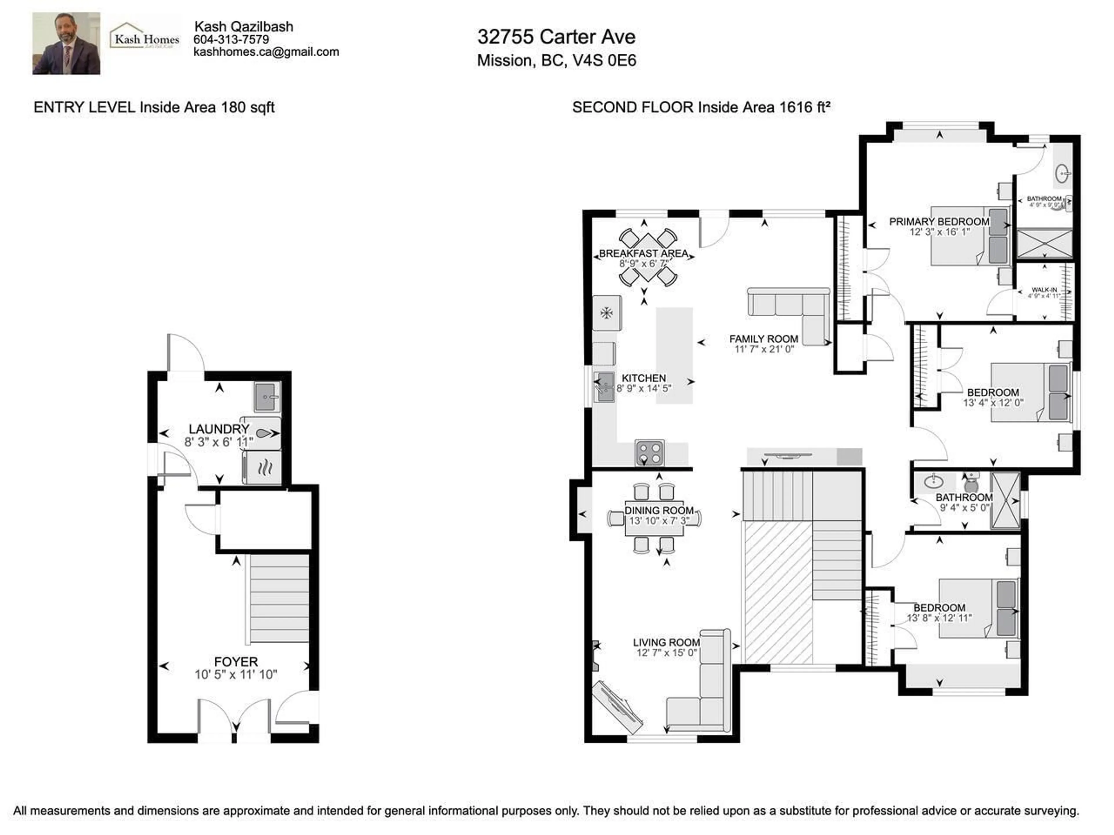 Floor plan for 32755 CARTER, Mission British Columbia V4S0E6