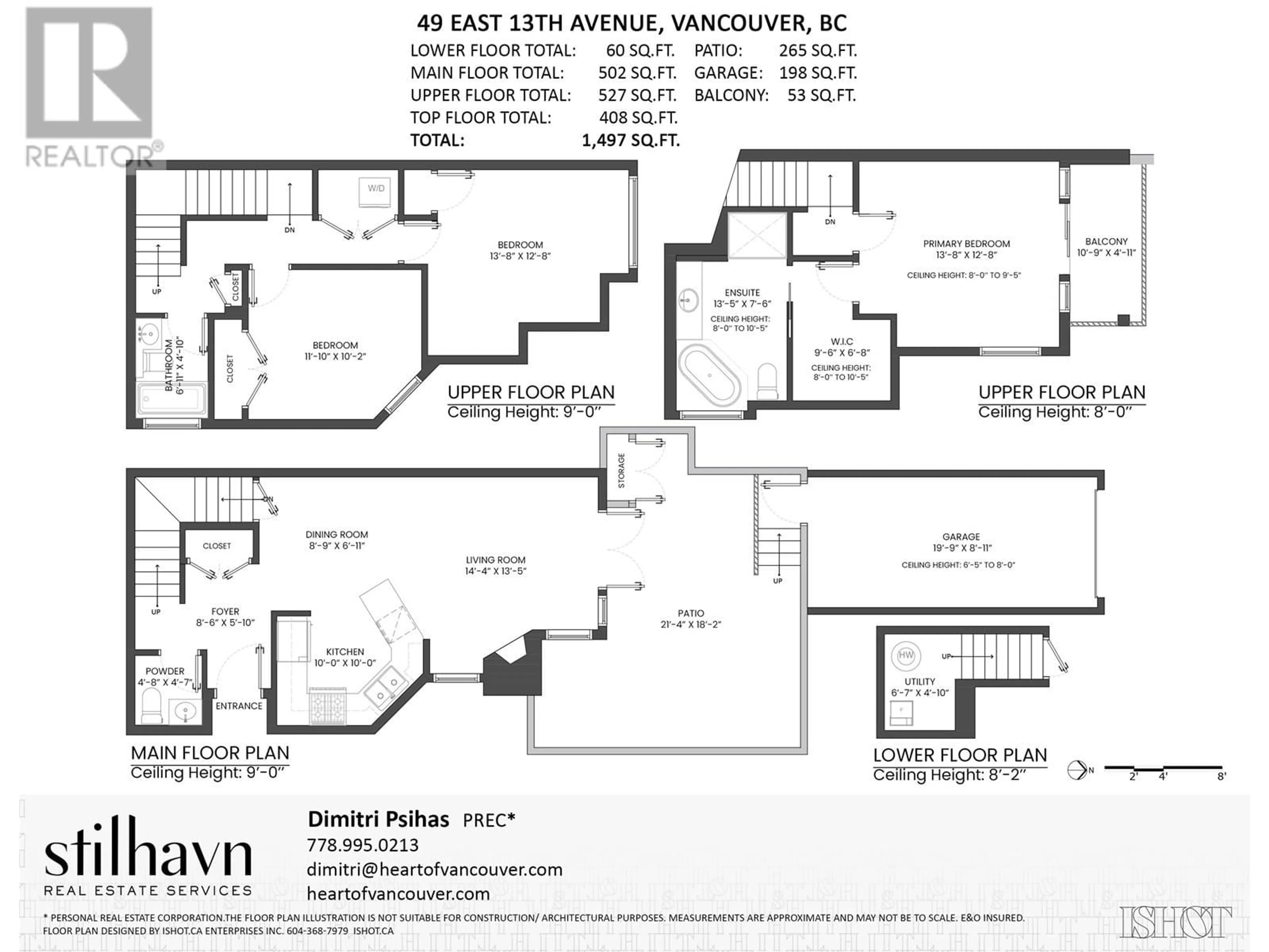 Floor plan for 49 13TH AVENUE, Vancouver British Columbia V5T2K2