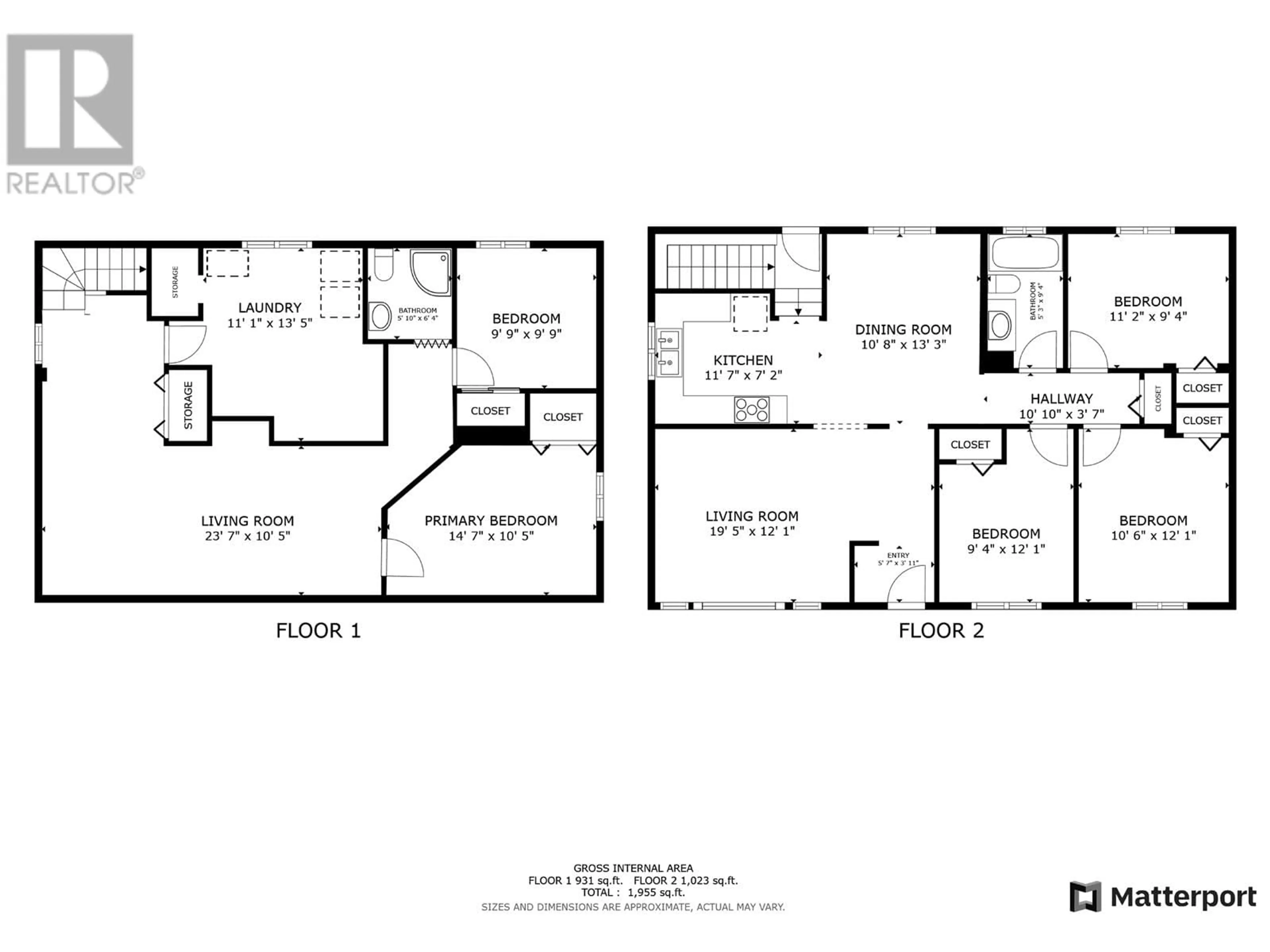Floor plan for 9316 111 AVENUE, Fort St. John British Columbia V1J2T7