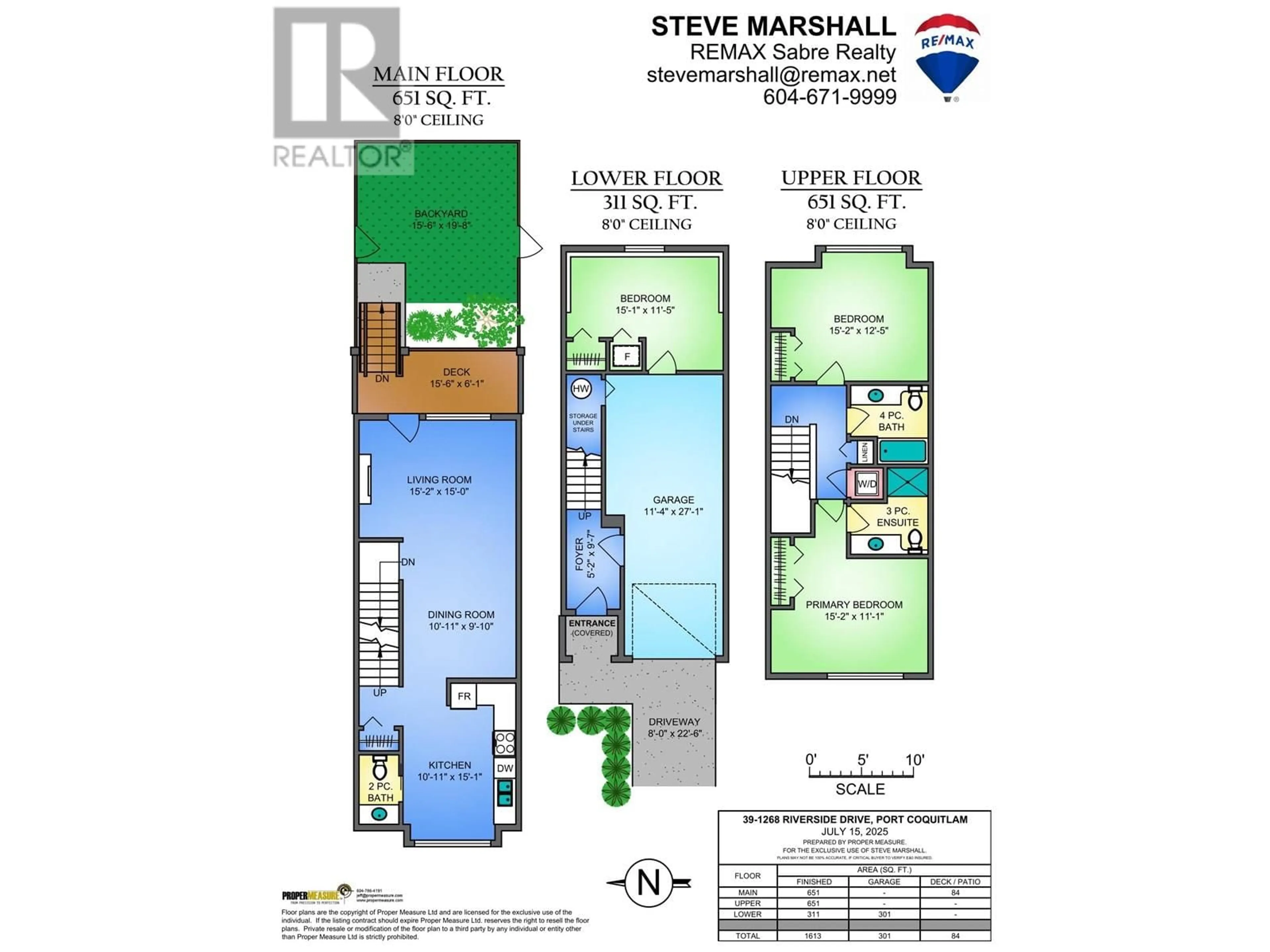 Floor plan for 39 - 1268 RIVERSIDE DRIVE, Port Coquitlam British Columbia V3B0A8