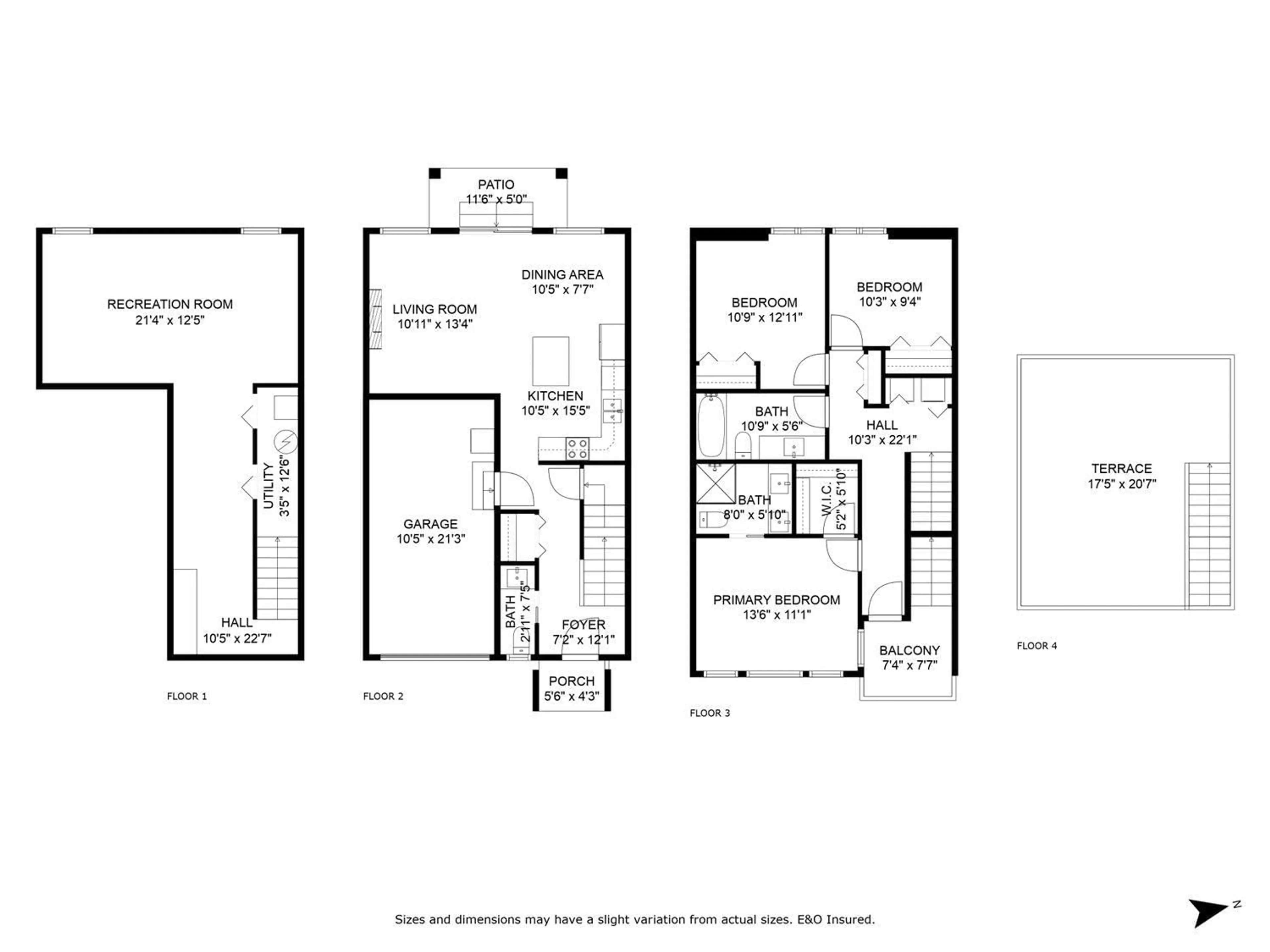 Floor plan for 4 - 7140 MAITLAND AVENUE, Chilliwack British Columbia V2R6C9
