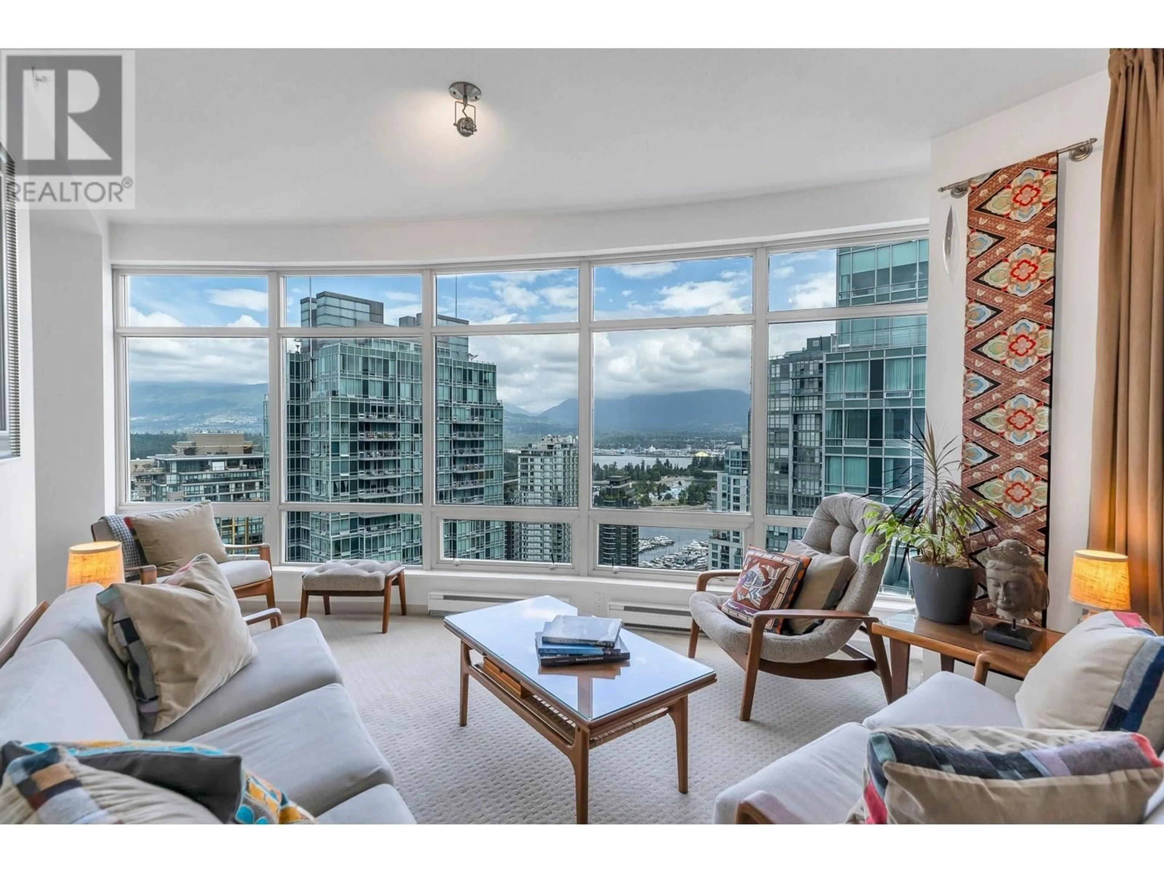 Living room with furniture, unknown for 3003 - 1200 ALBERNI STREET, Vancouver British Columbia V6E1A6